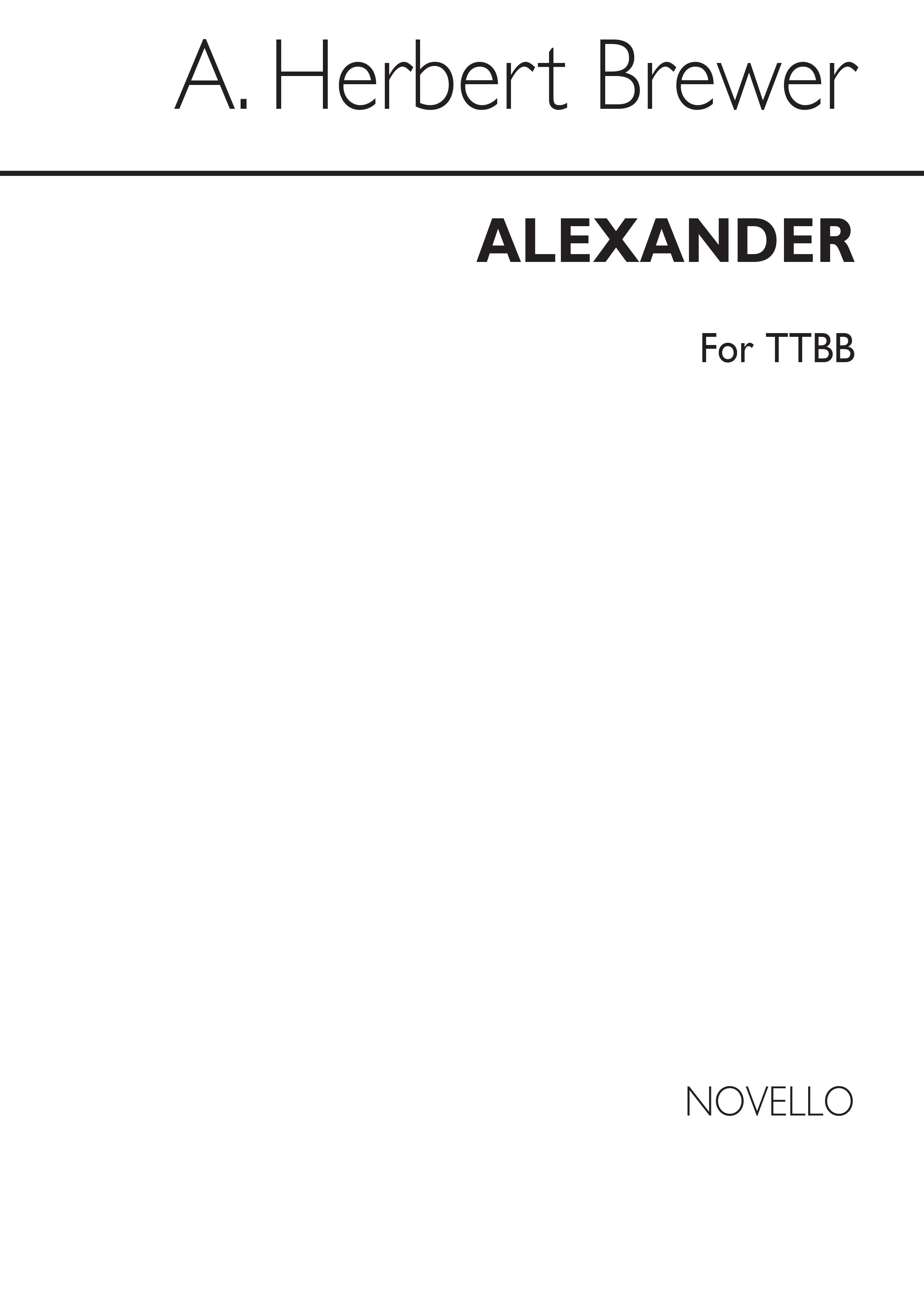 Brewer, H Alexander Ttbb