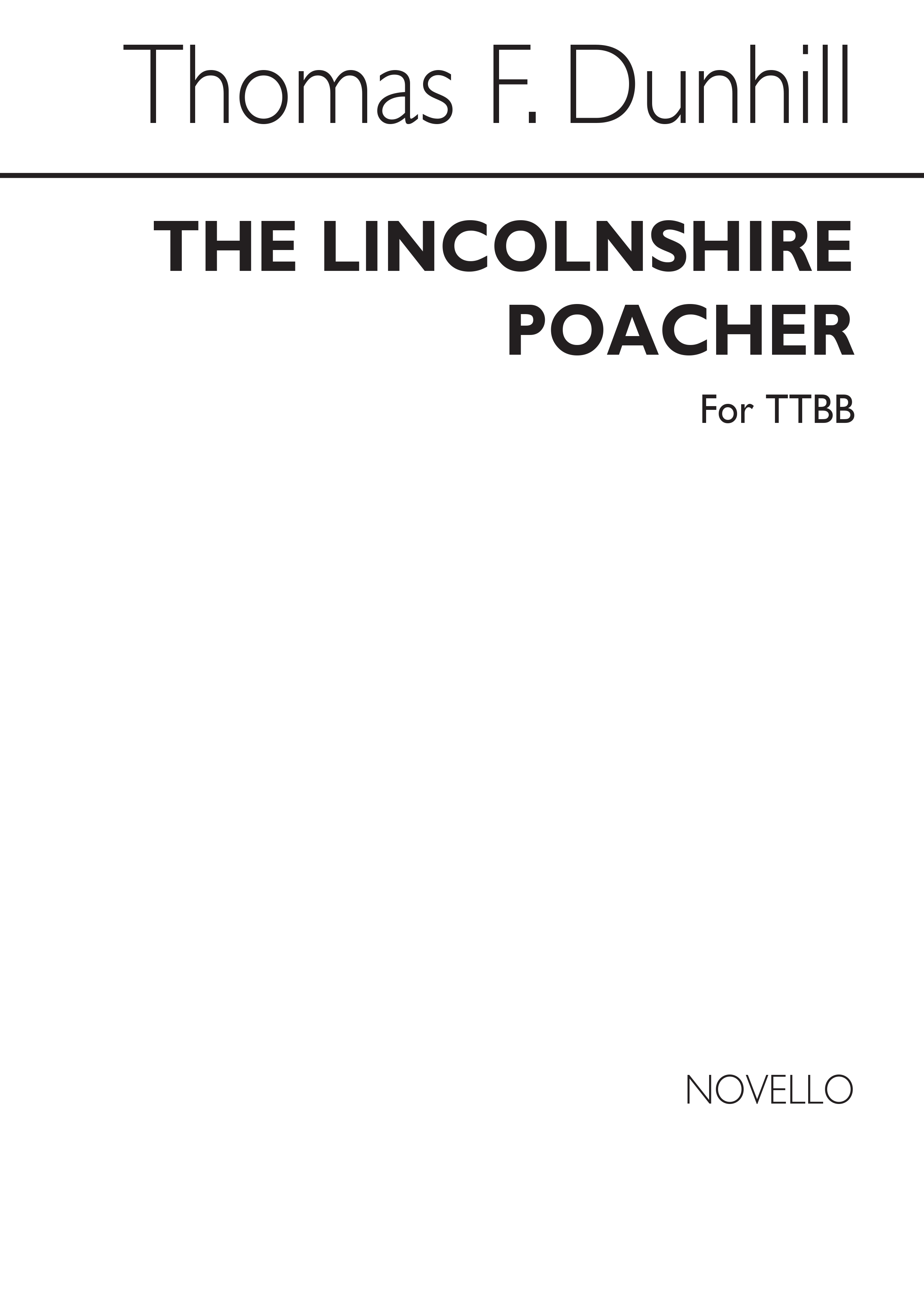 Dunhill, T The Lincolnshire Poacher Ttbb