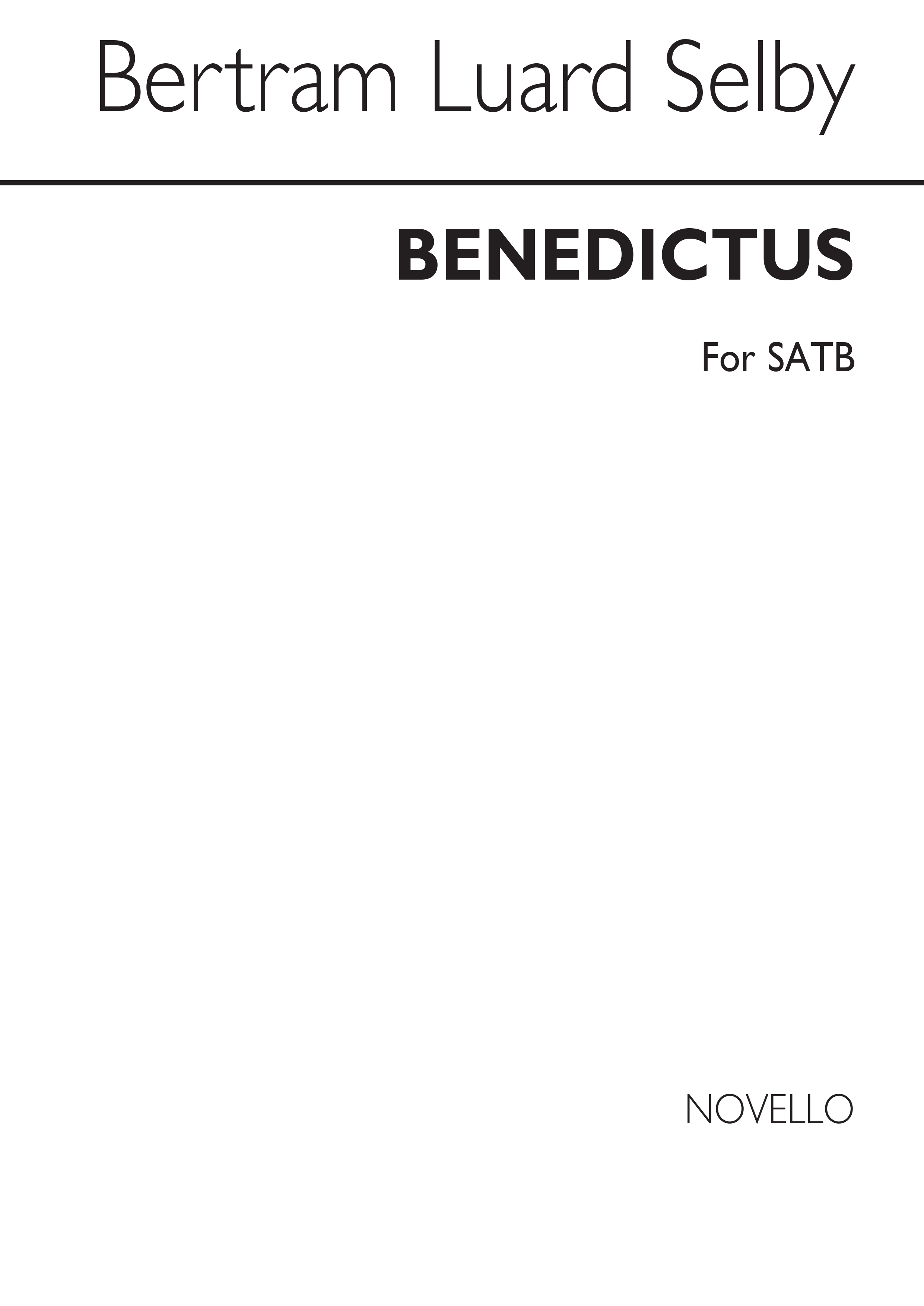 Selby Benedictus In G Satb/Organ