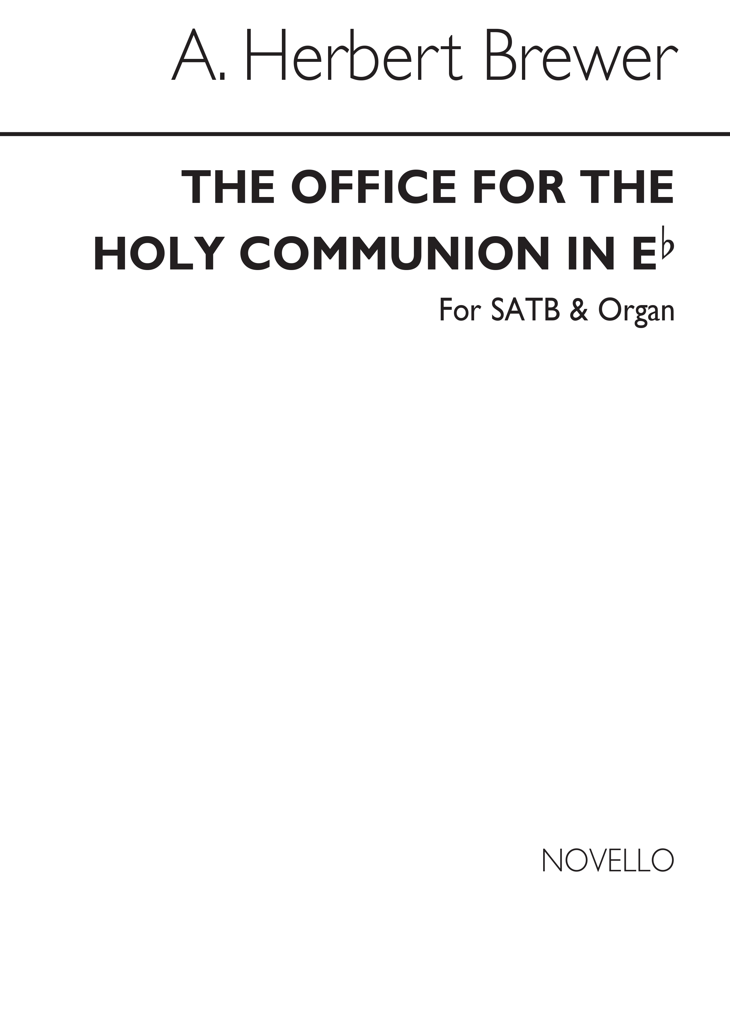 A. Herbert Brewer: Holy Communion Service