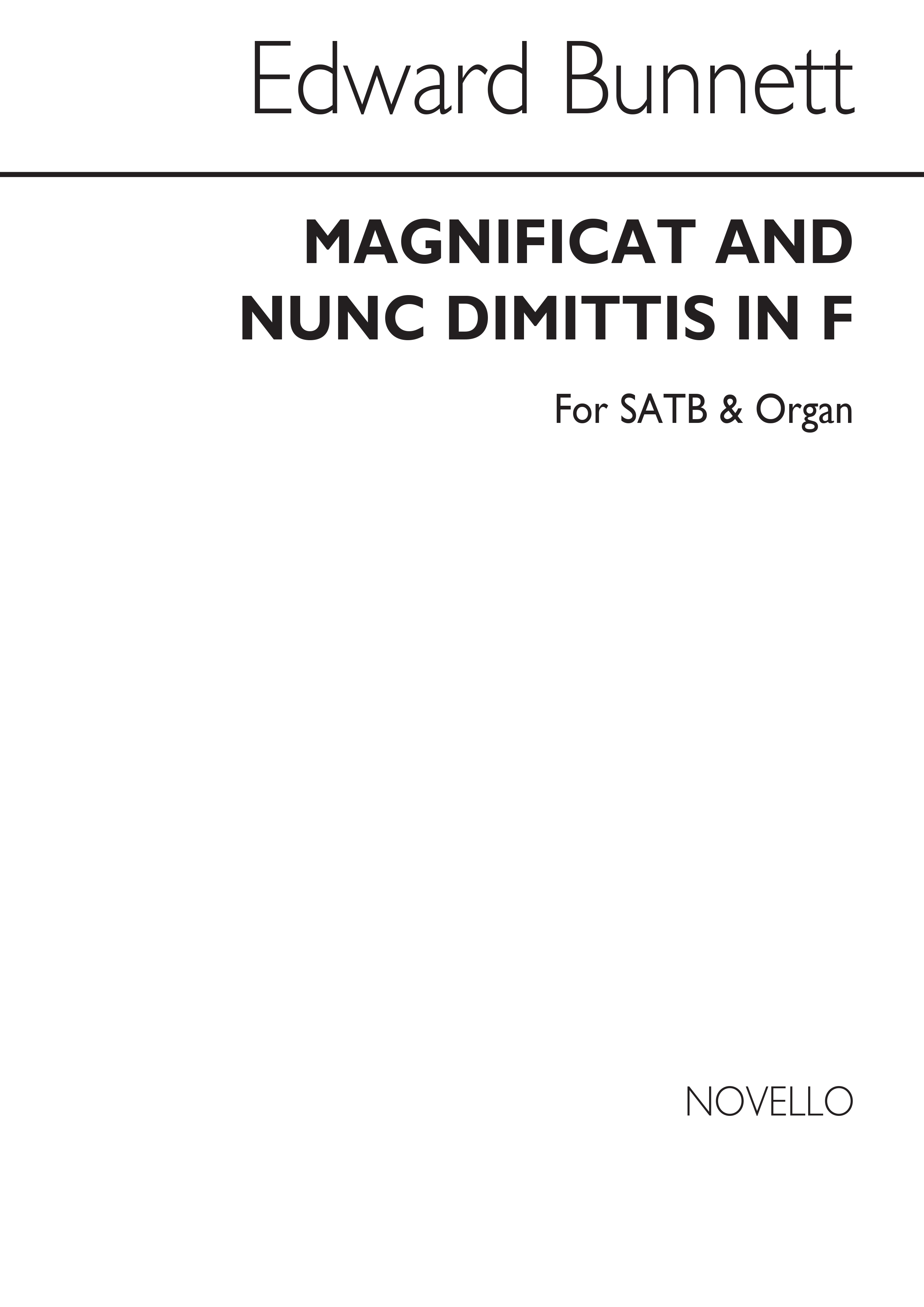 E. Bunnett: Mag & Nunc In F