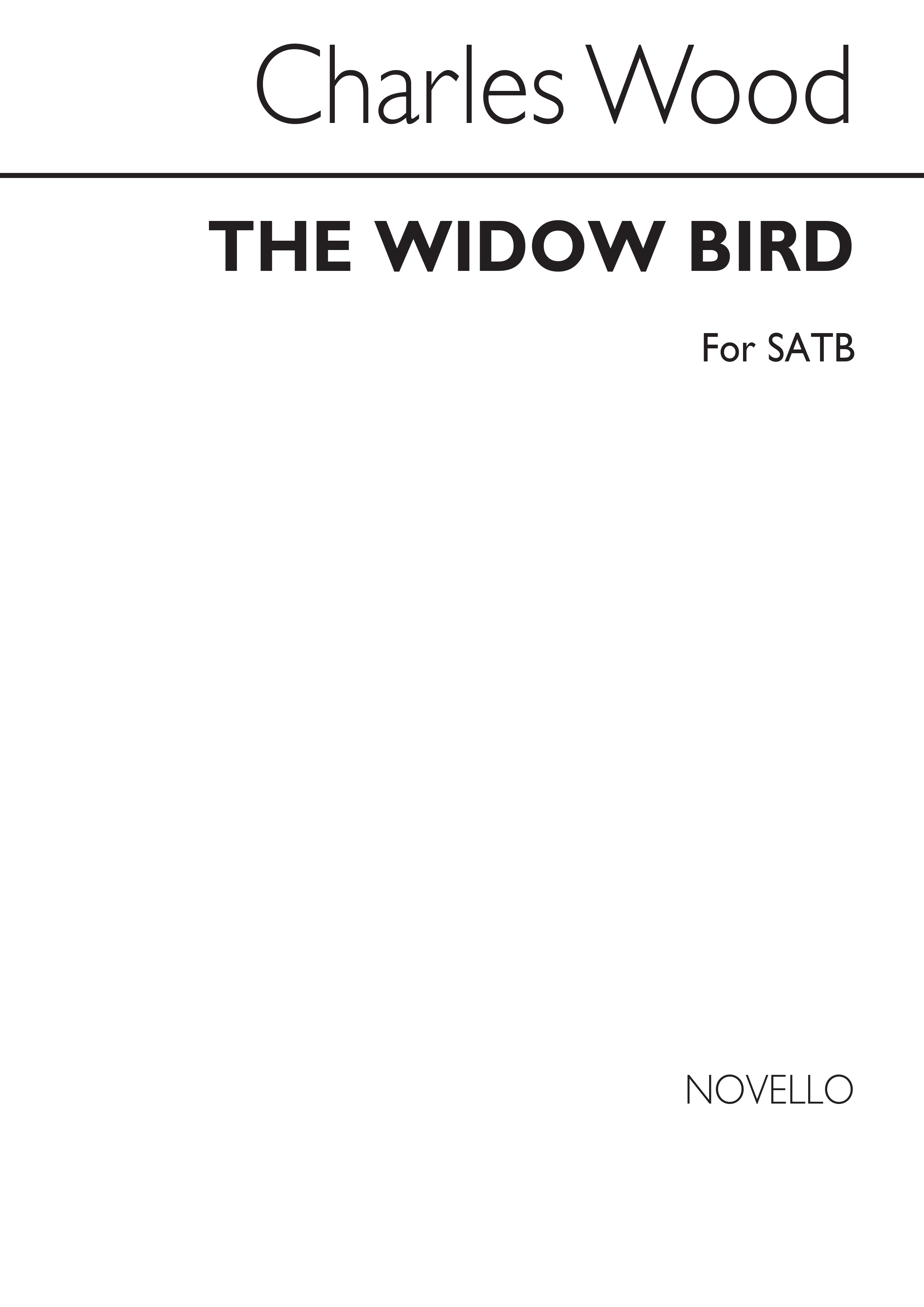 Charles Wood: The Widow Bird