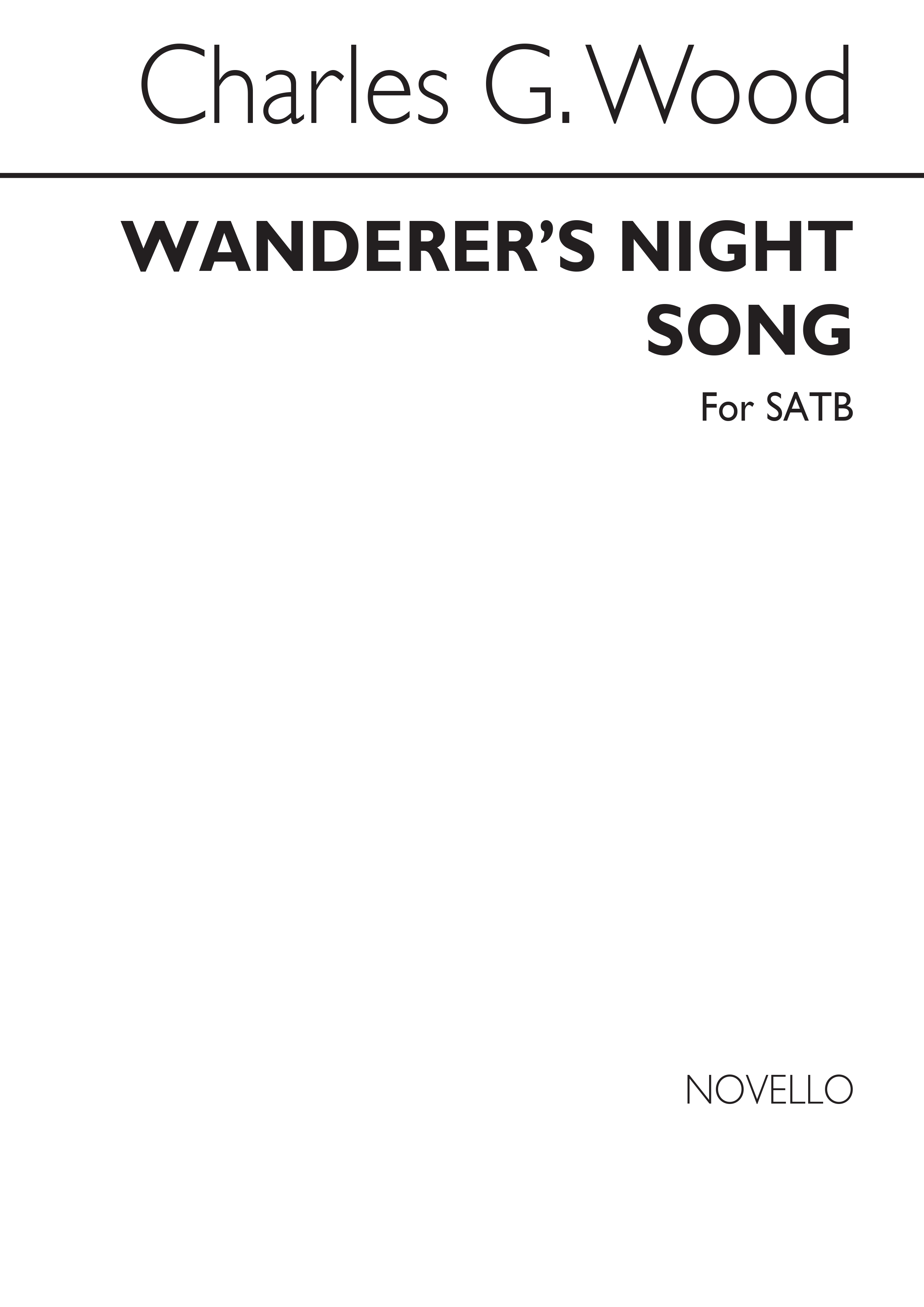 Charles Wood: Wanderer's Night Song