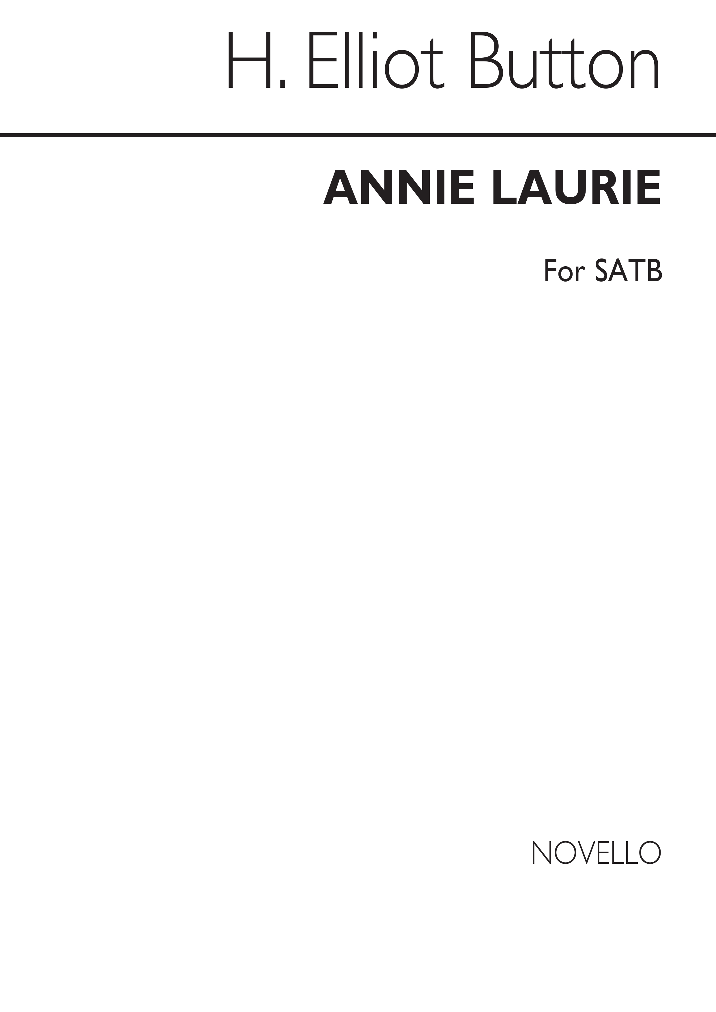 Button, E Annie Laurie Satb