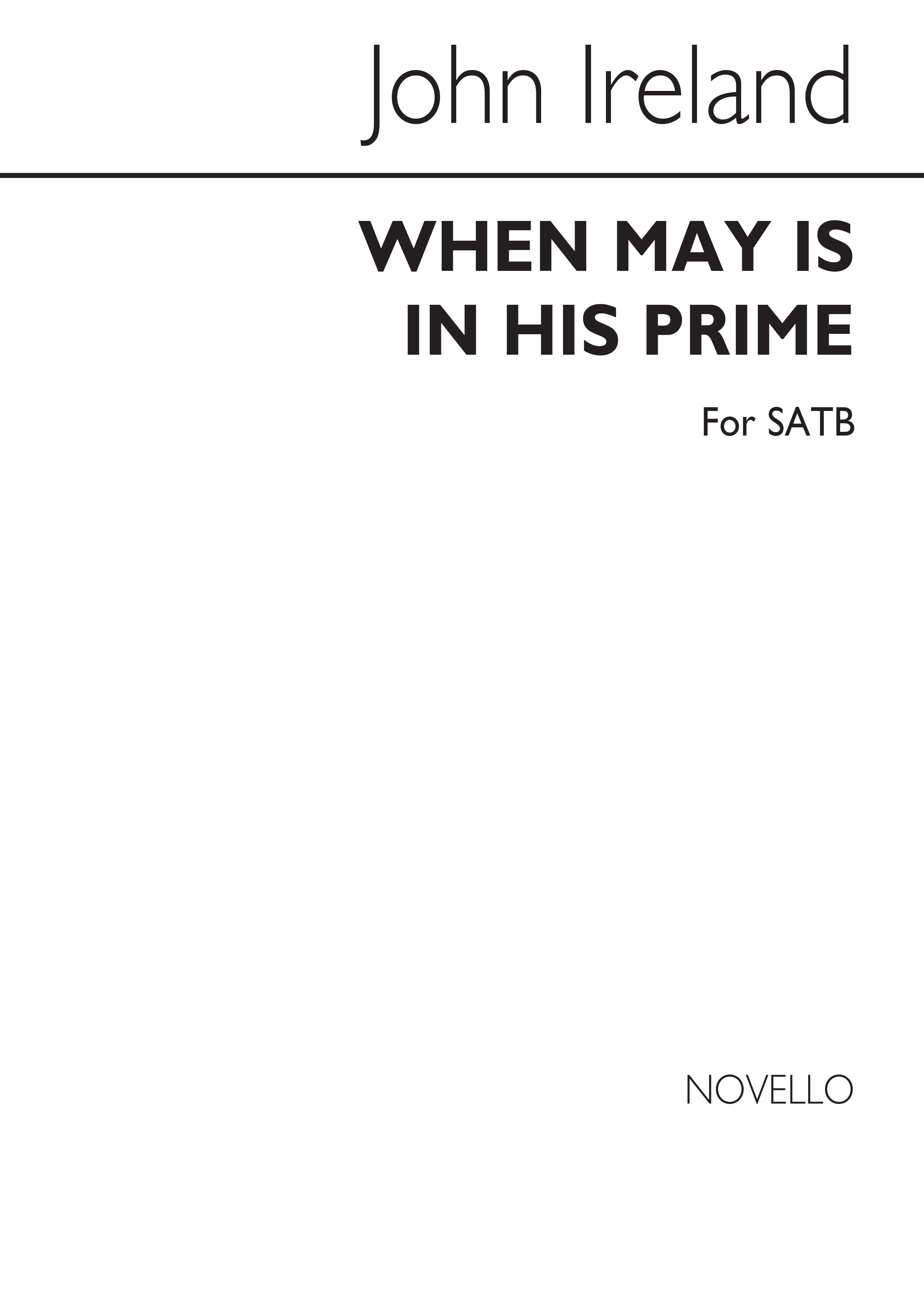 John Ireland: When May Is His Prime
