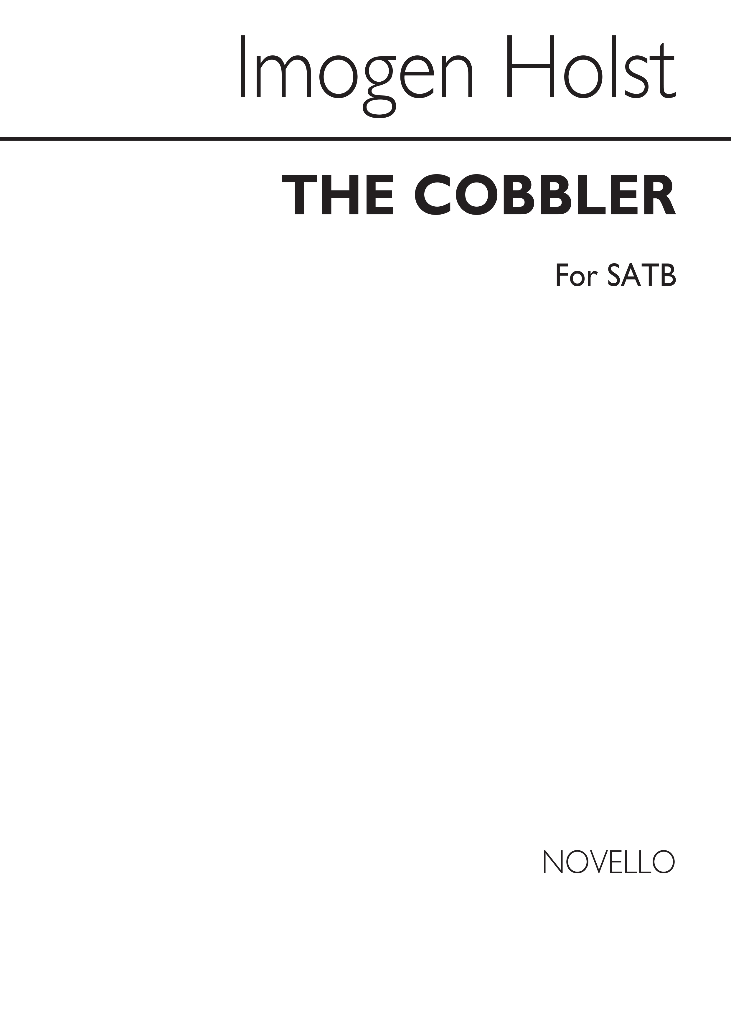 Imogen Holst: The Cobbler