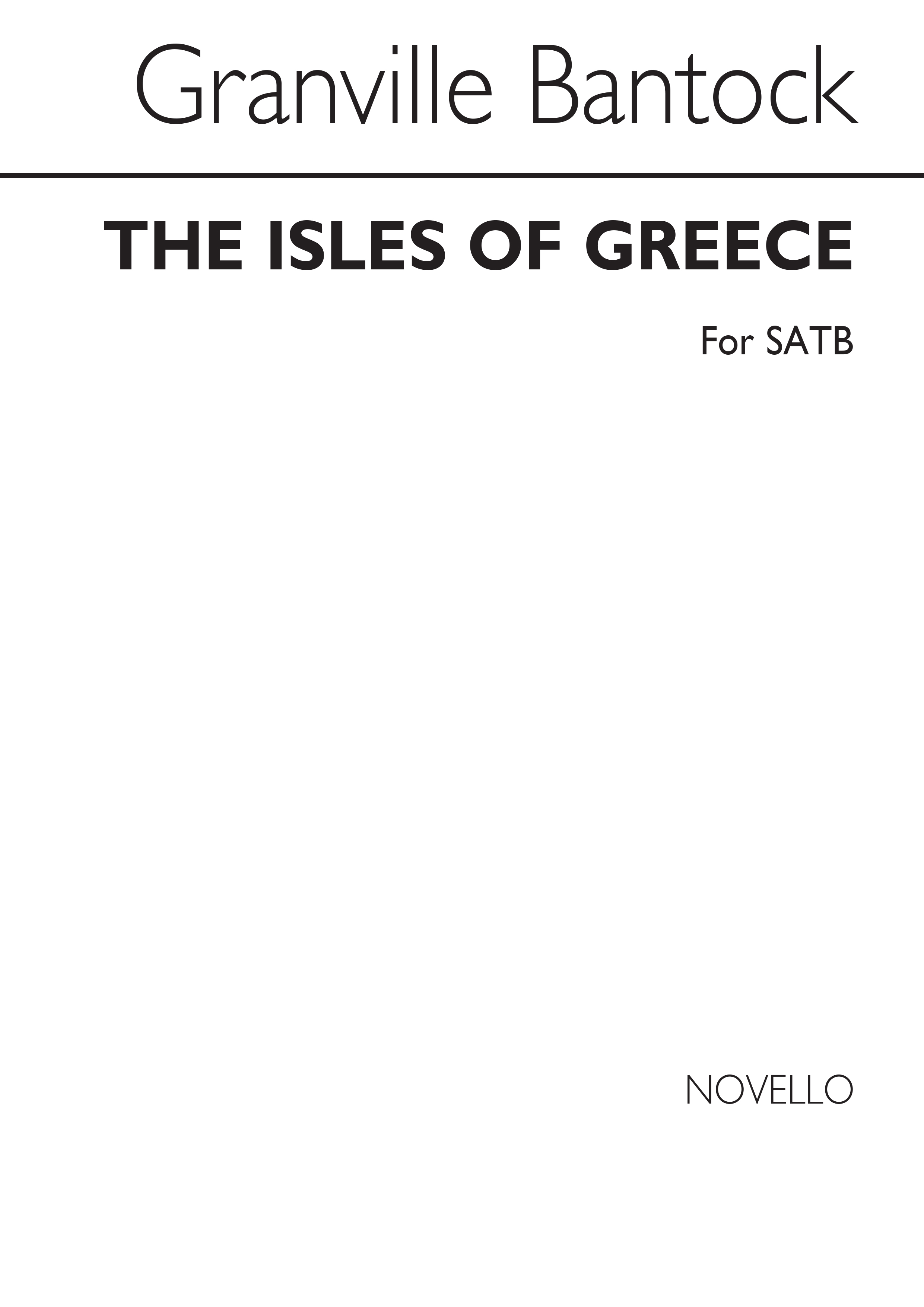 Granville Bantock: The Isles Of Greece