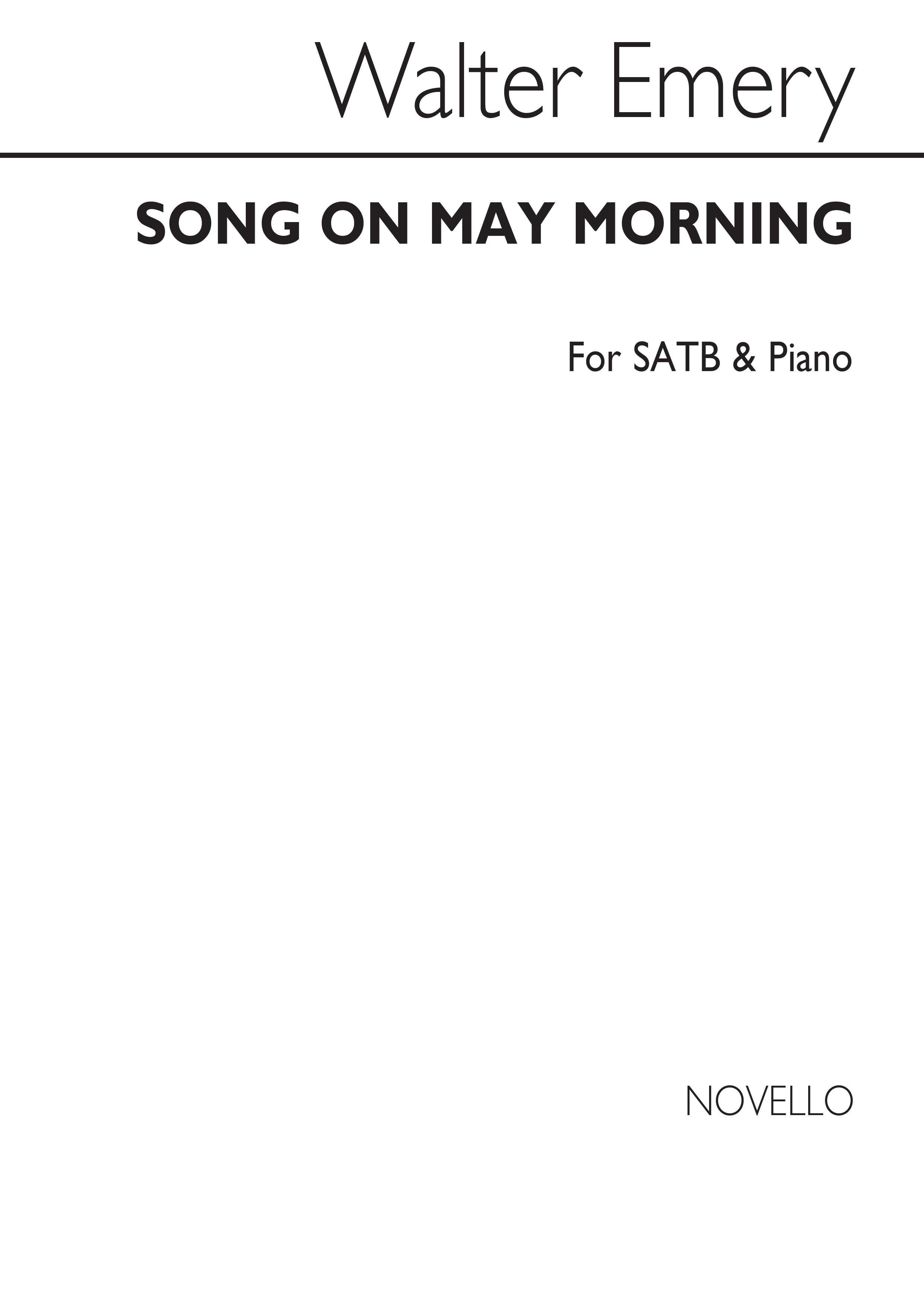 Walter Emery: Song On May Morning