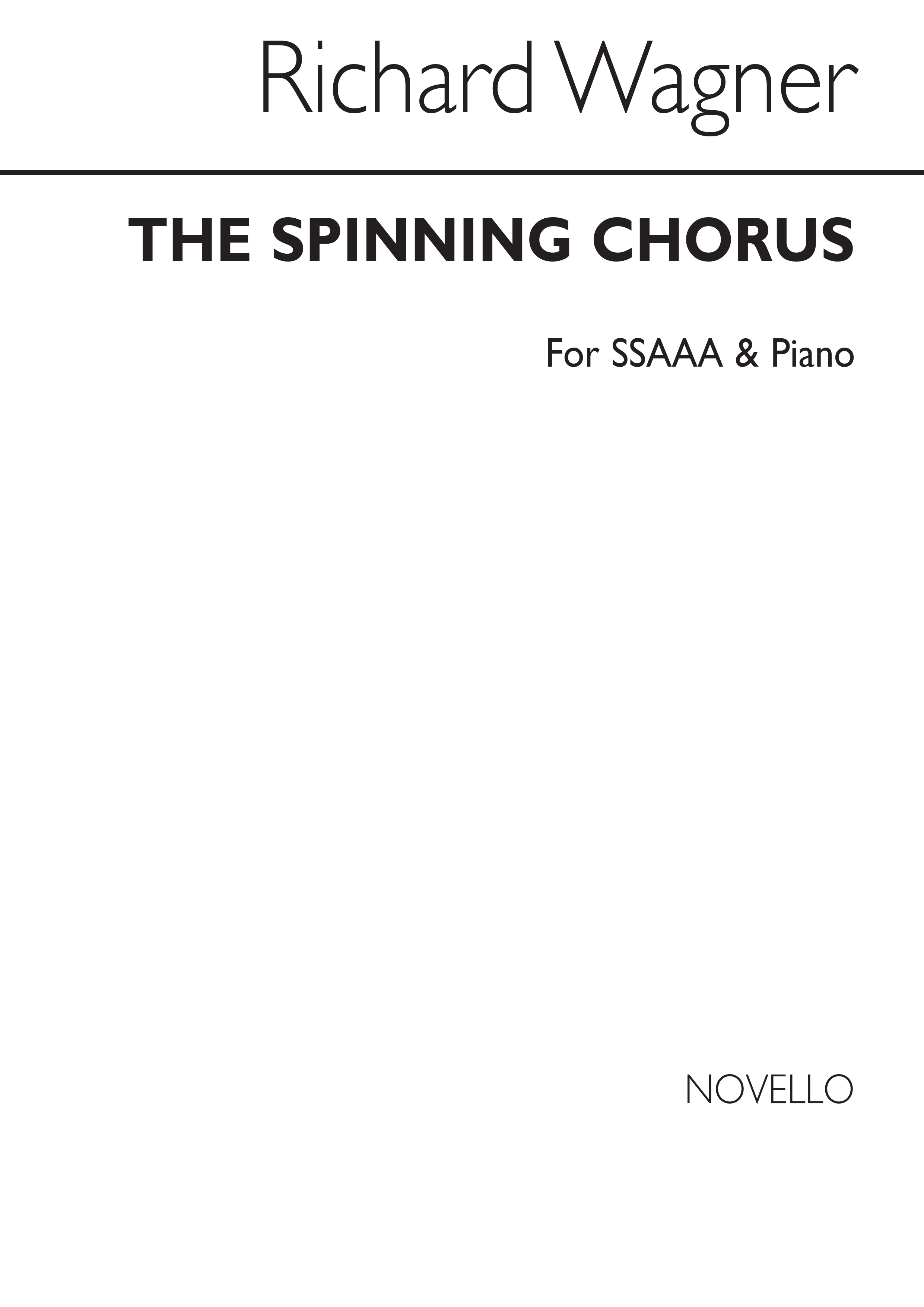 Wagner Spinning Chorus 3-part