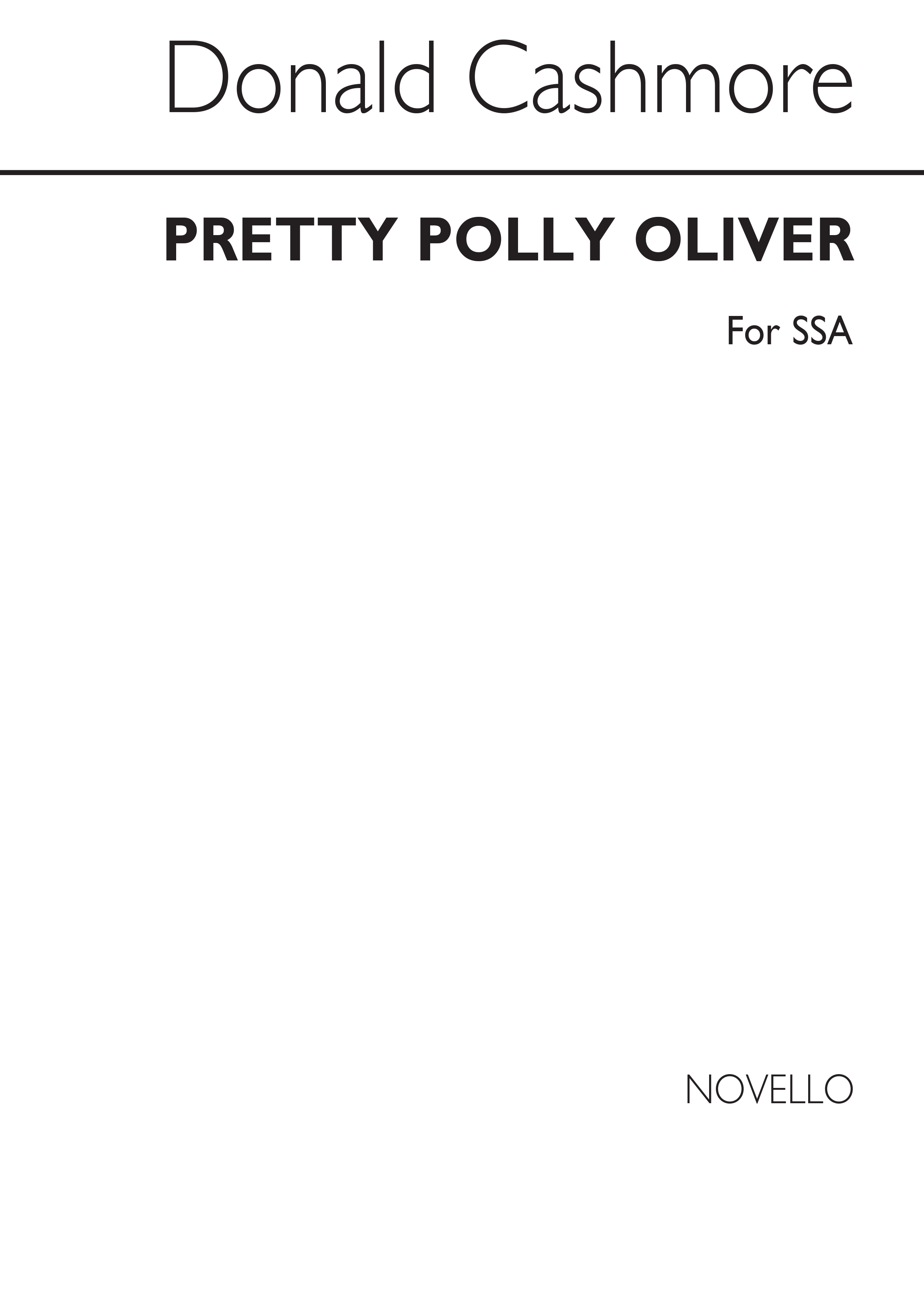 Cashmore, D Pretty Polly Oliver Ssa