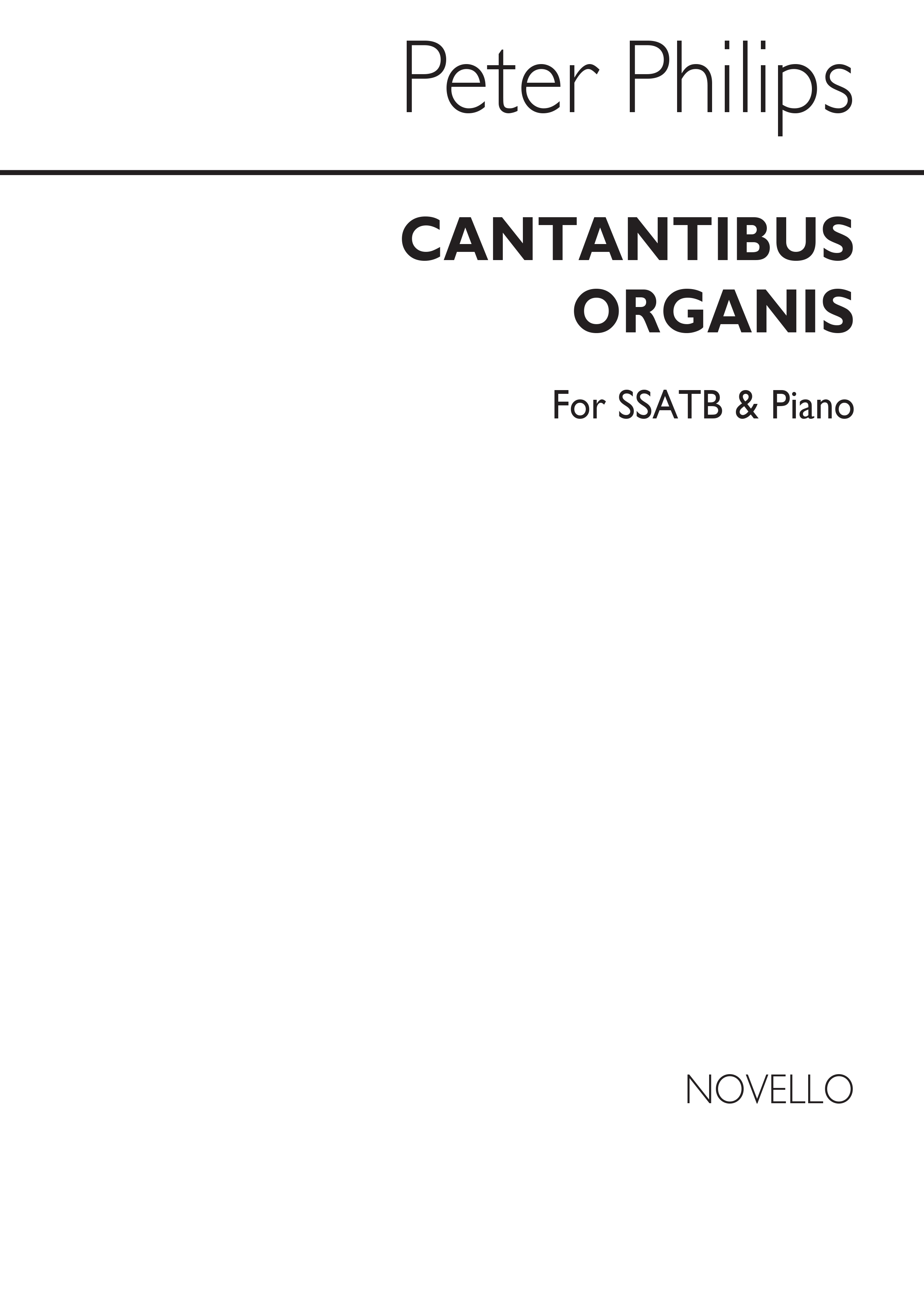 Phillips Cantantibus Organis Ssatb