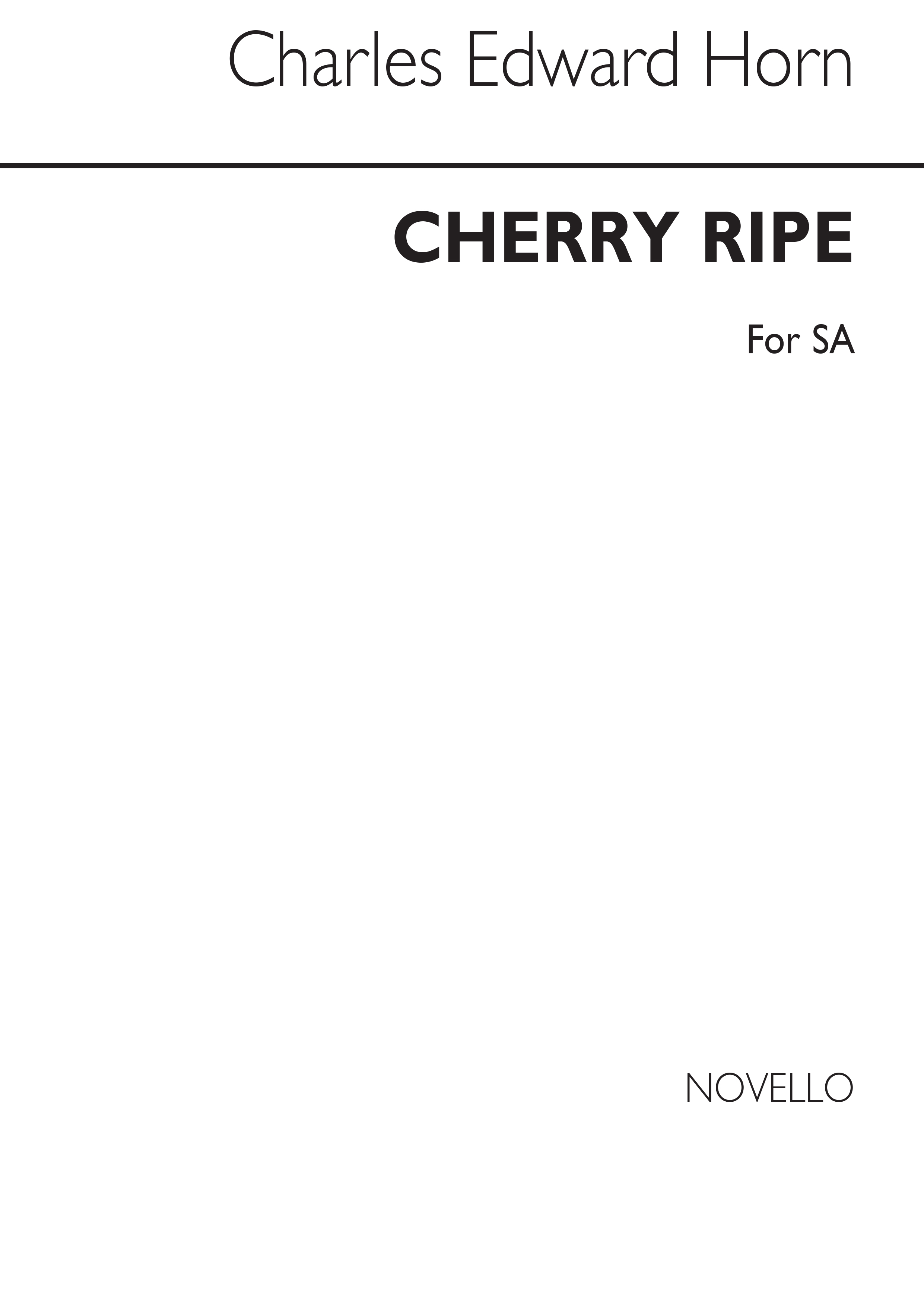 Horn, C.E. Cherry Ripe 2 Part