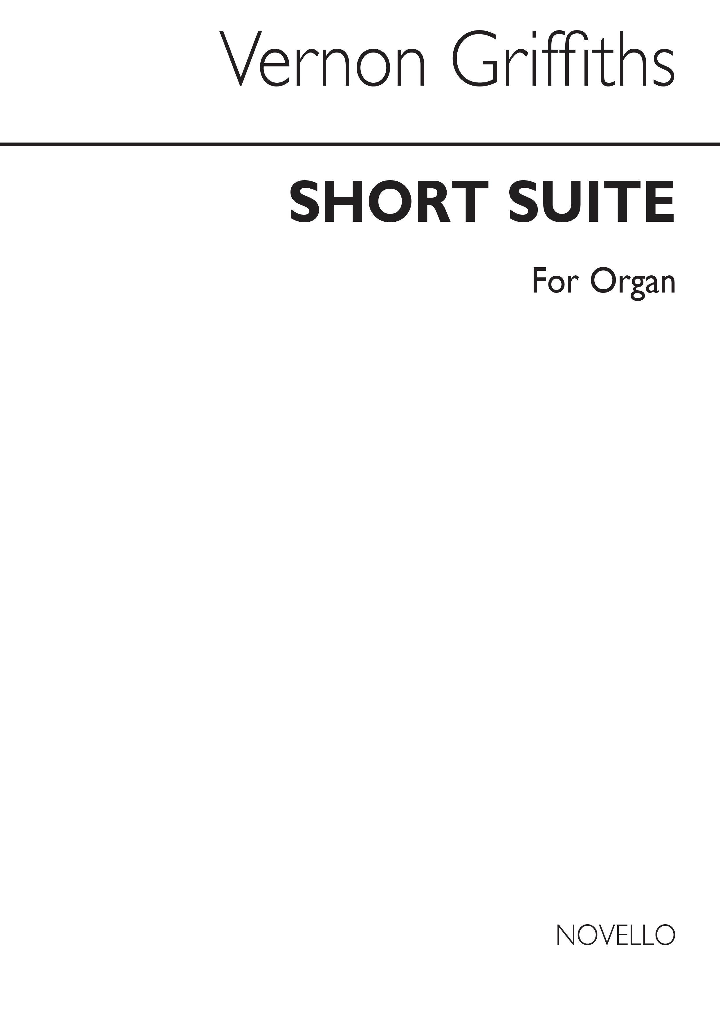 Griffiths: Short Suite for Organ