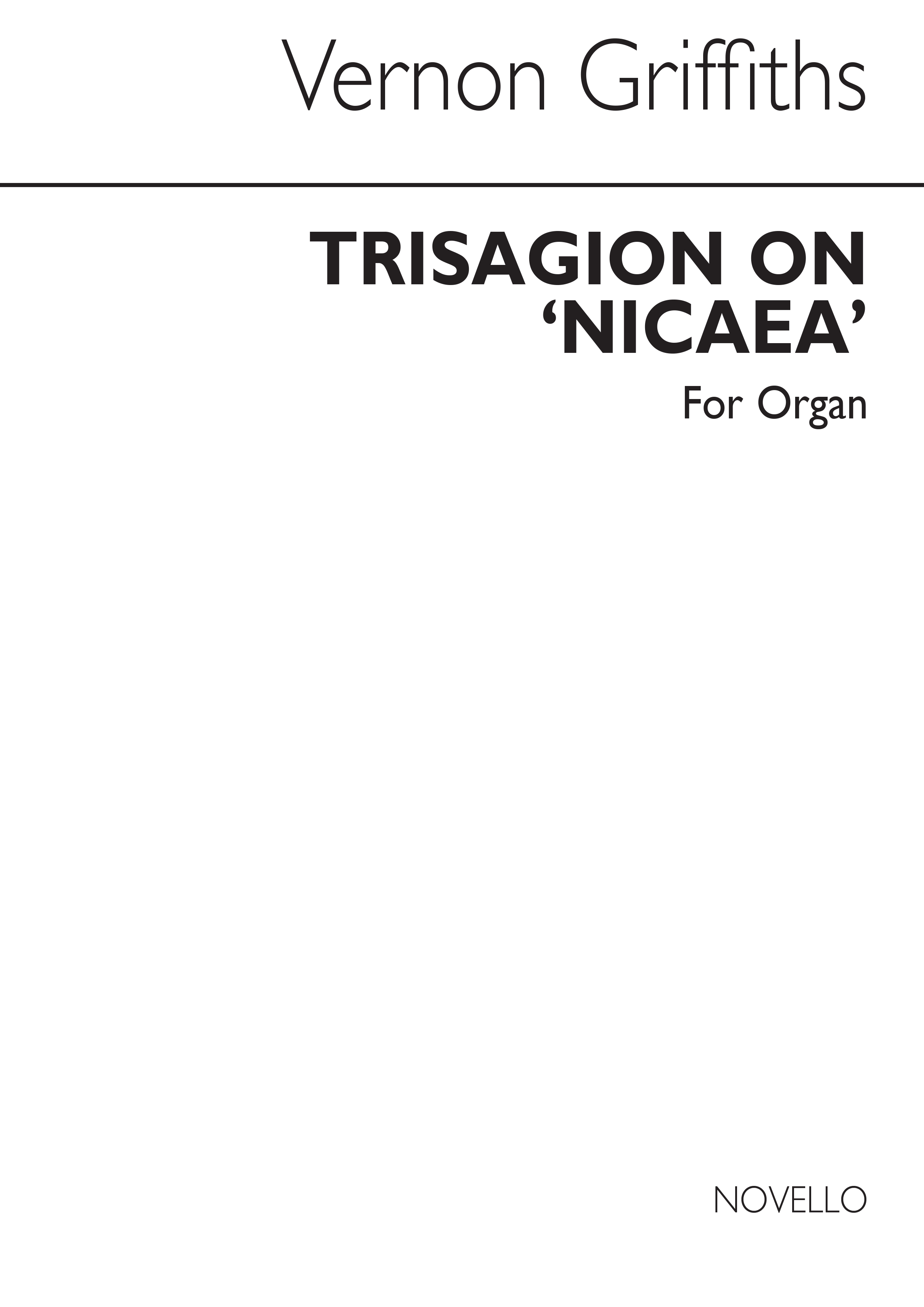 Norman Gilbert: Trisagion On 'Nicaea' Organ