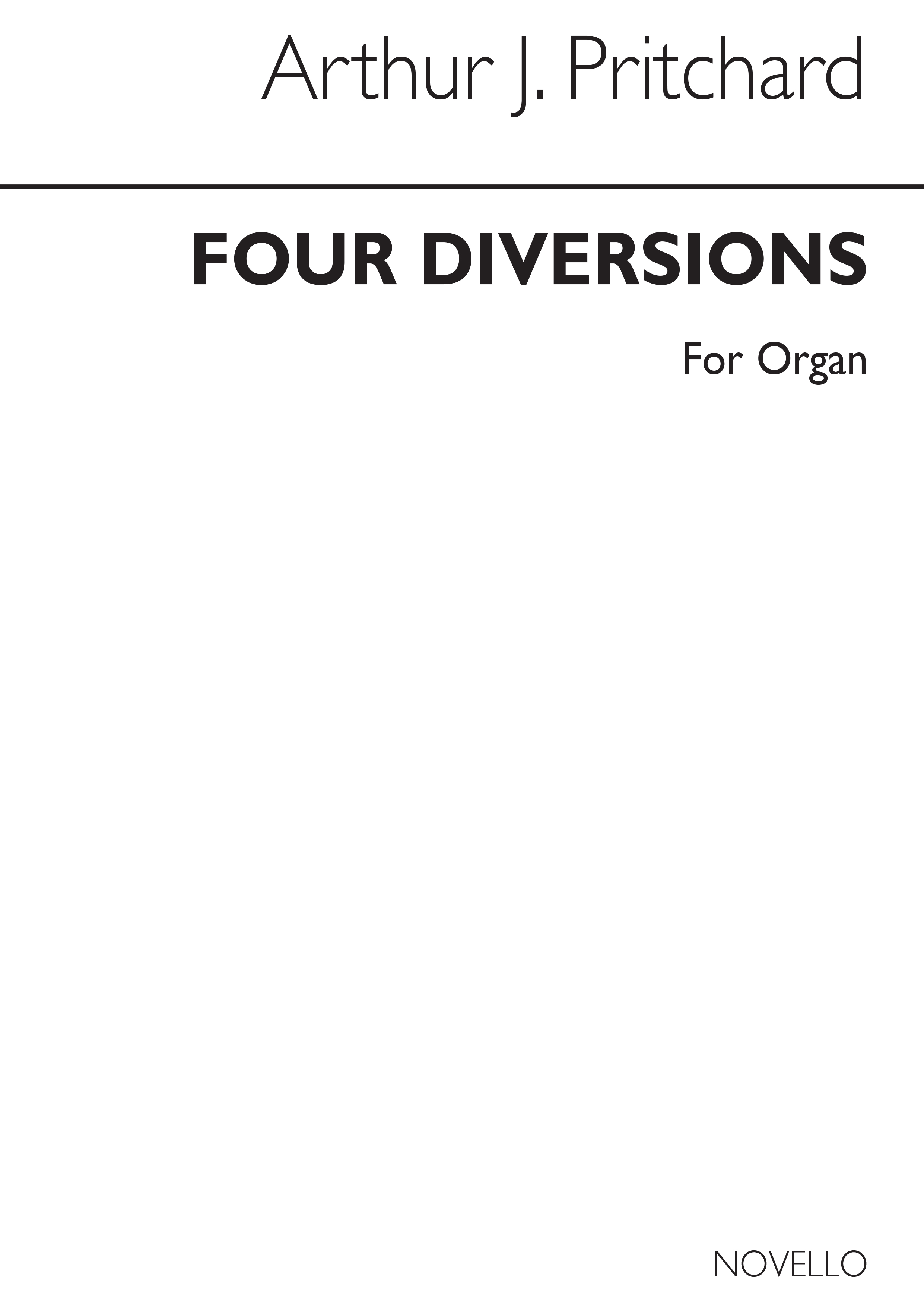 Arthur J. Pritchard: Four Diversions Organ