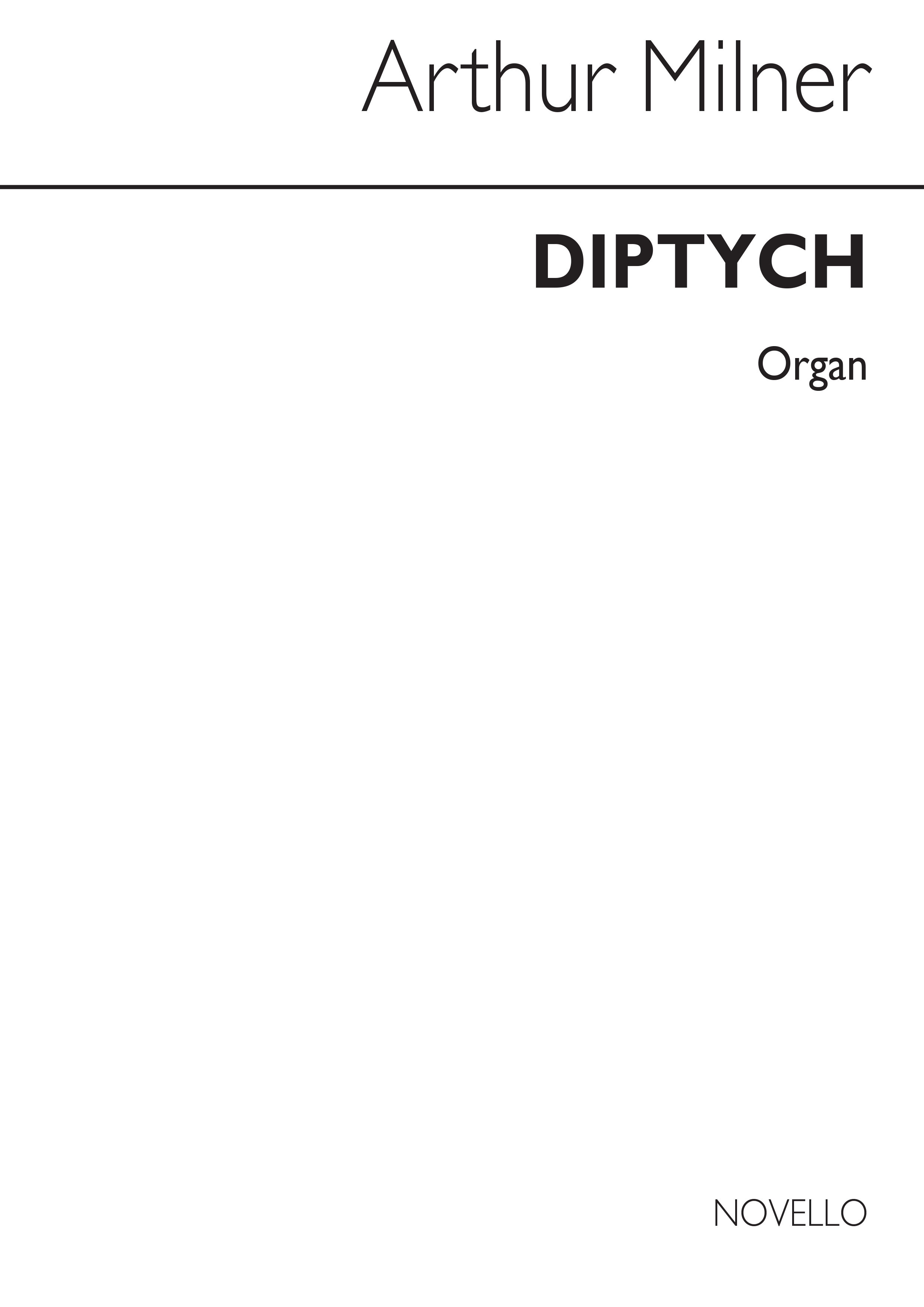 Arthur Milner: Diptych Organ