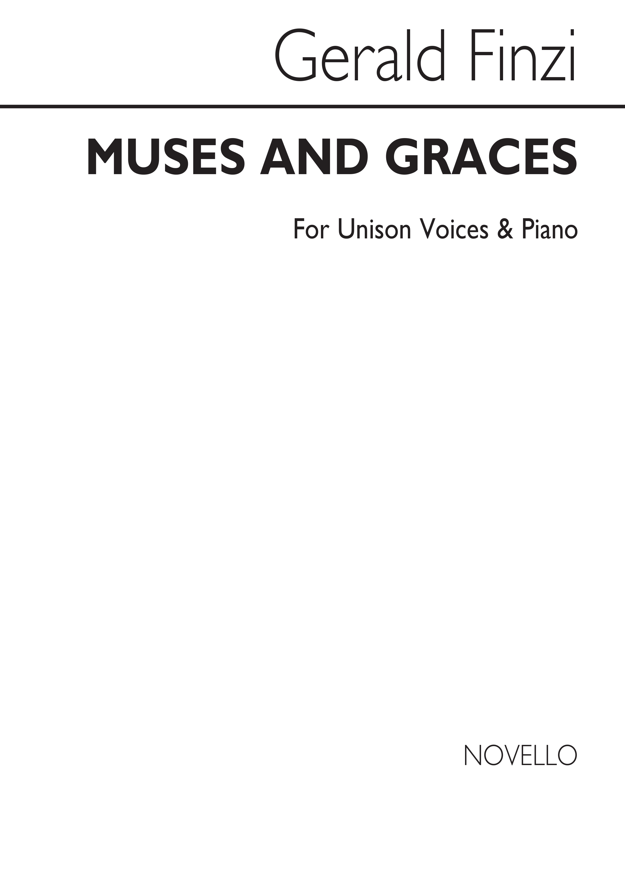 Finzi, G Muses & Graces Unison/Pf