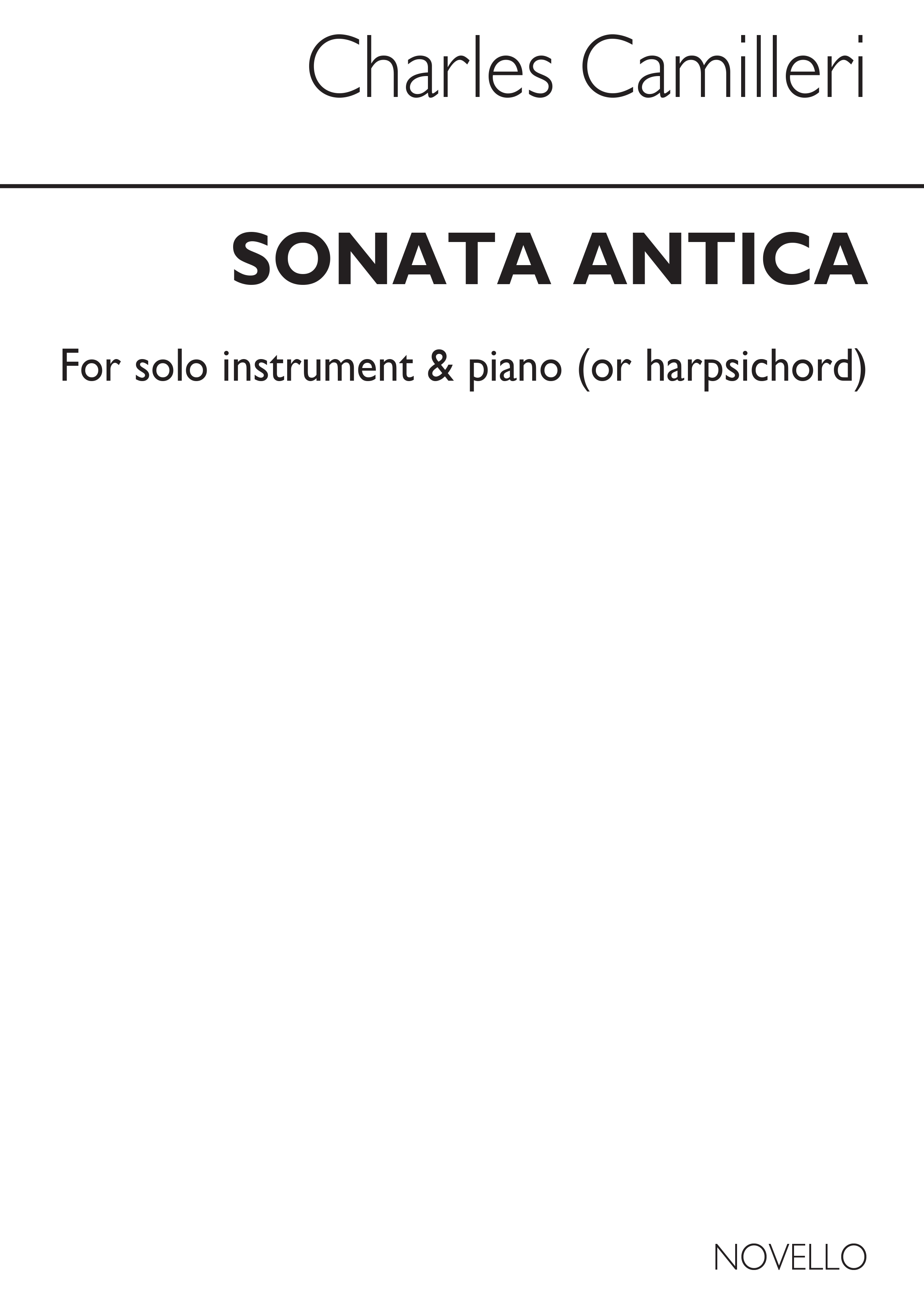 Camilleri: Sonata Antica