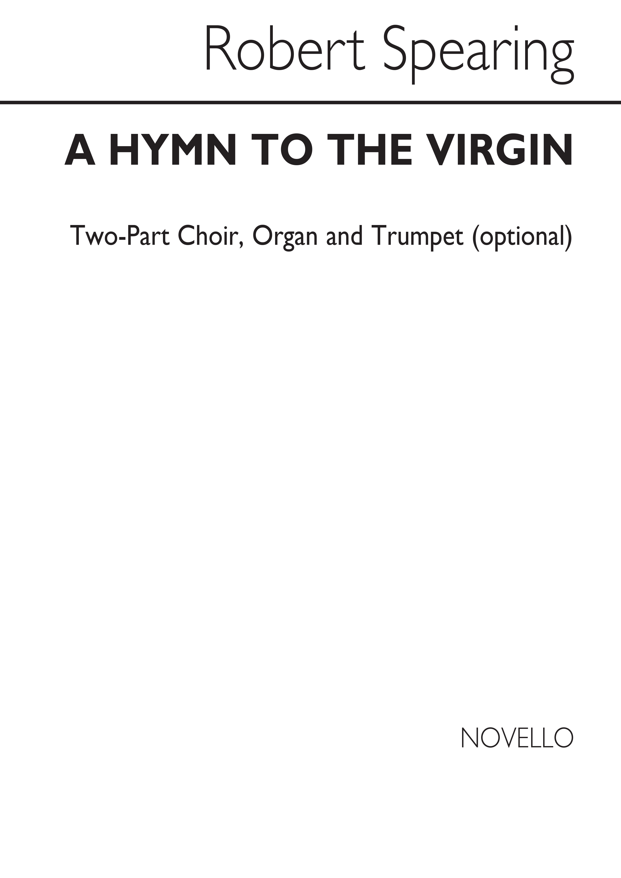 Spearing: Hymn To The Virgin