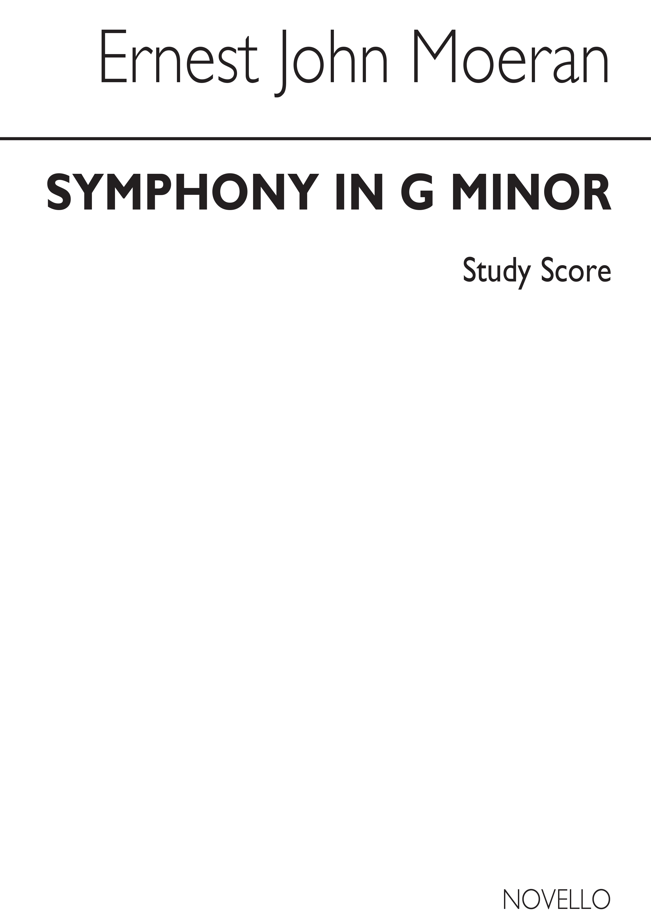 Moeran: Symphony In G Minor (Study Score)