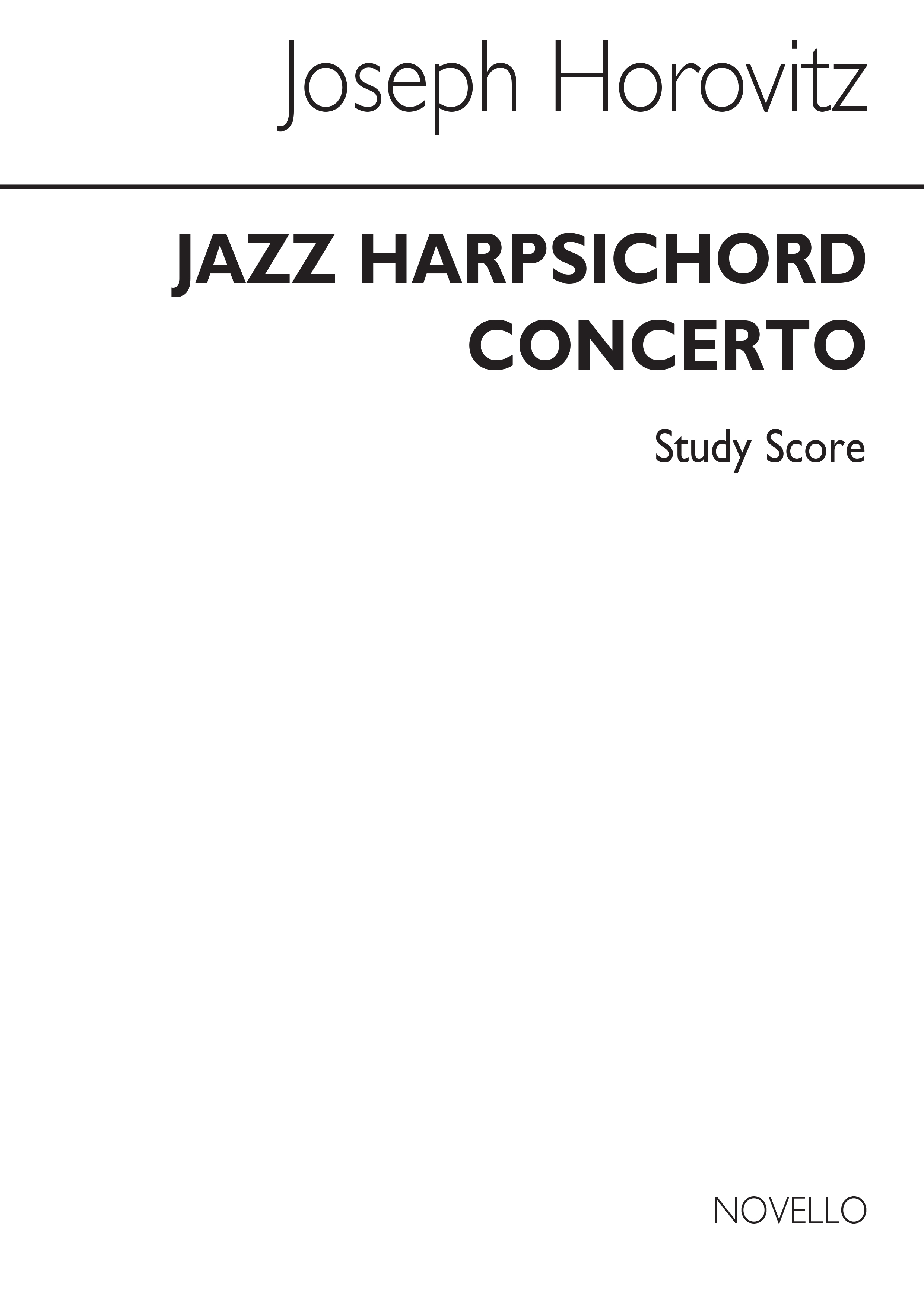 Horovitz: Jazz Harpsichord Concerto Study Score