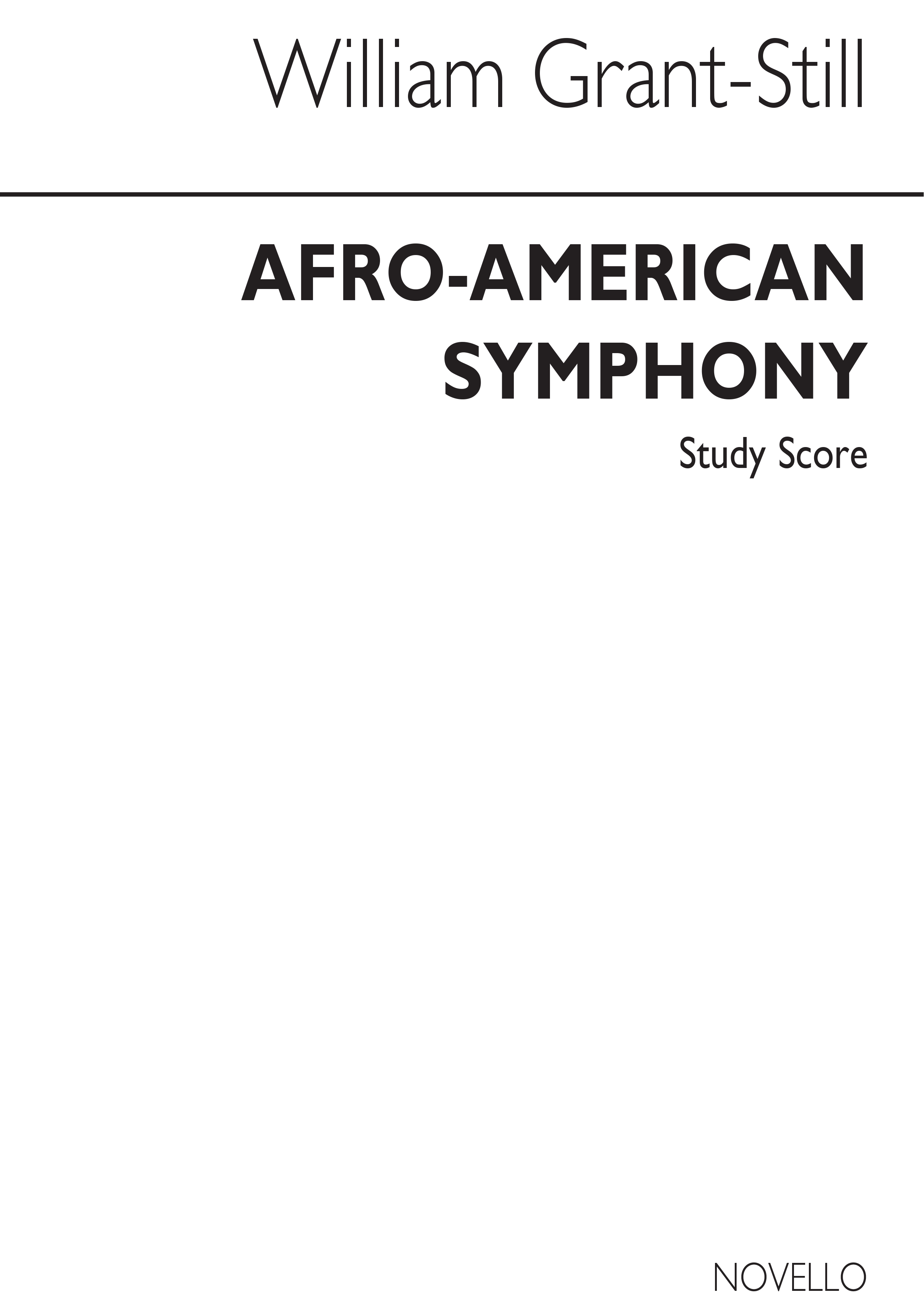 Grant-Still: Afro American Symphony (Study Score)