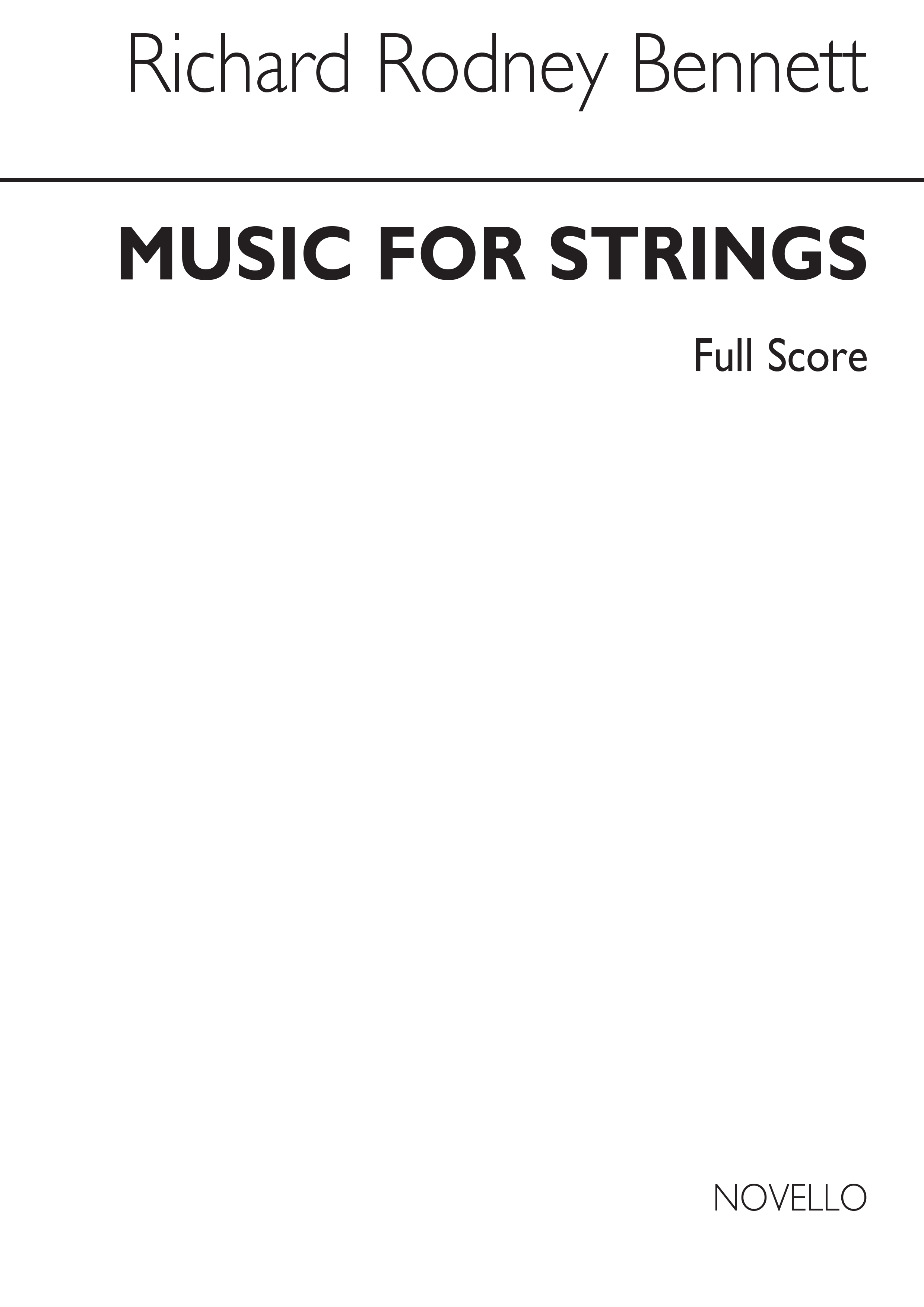 RR Bennett: Music For Strings