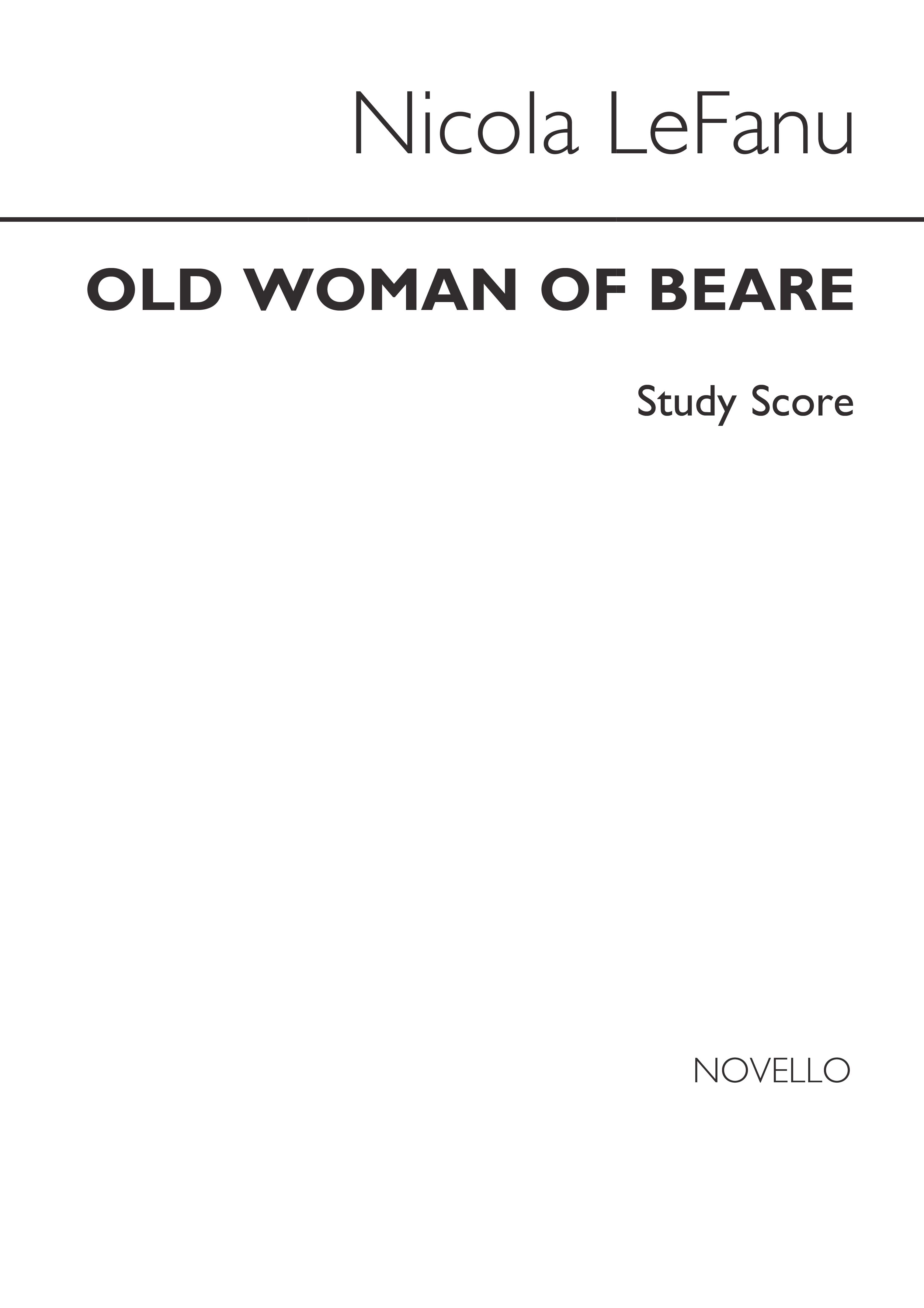 Lefanu: Old Woman Of Beare (Study Score)