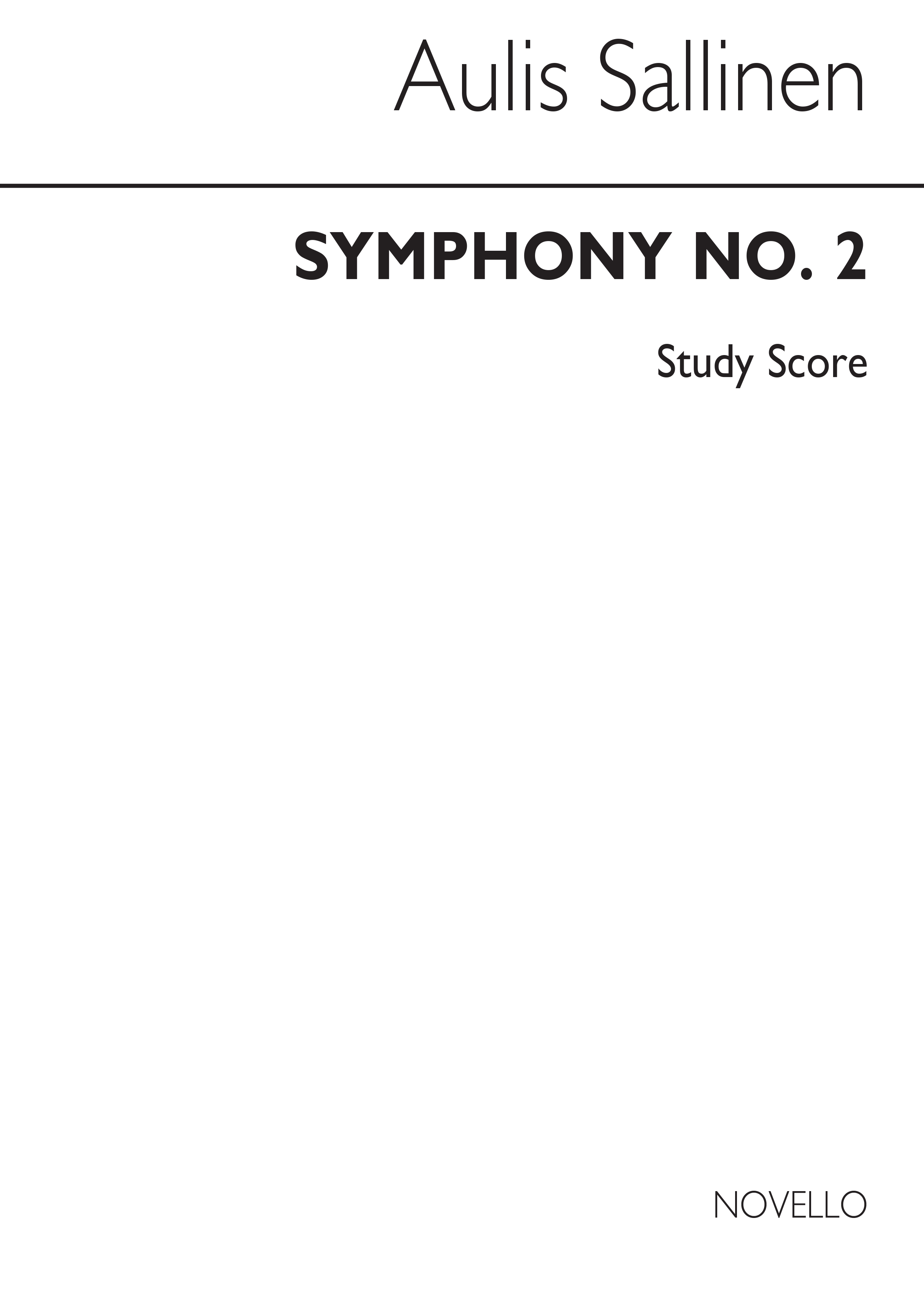 Sallinen: Symphony No.2 Study Score And Parts