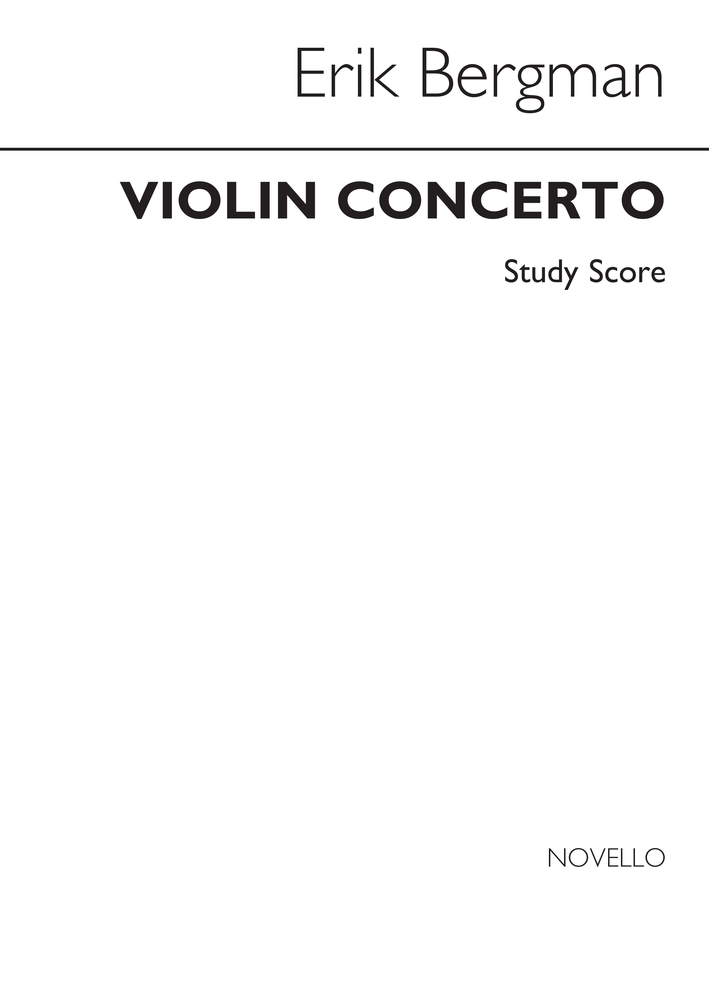 Bergman: Violin Concerto