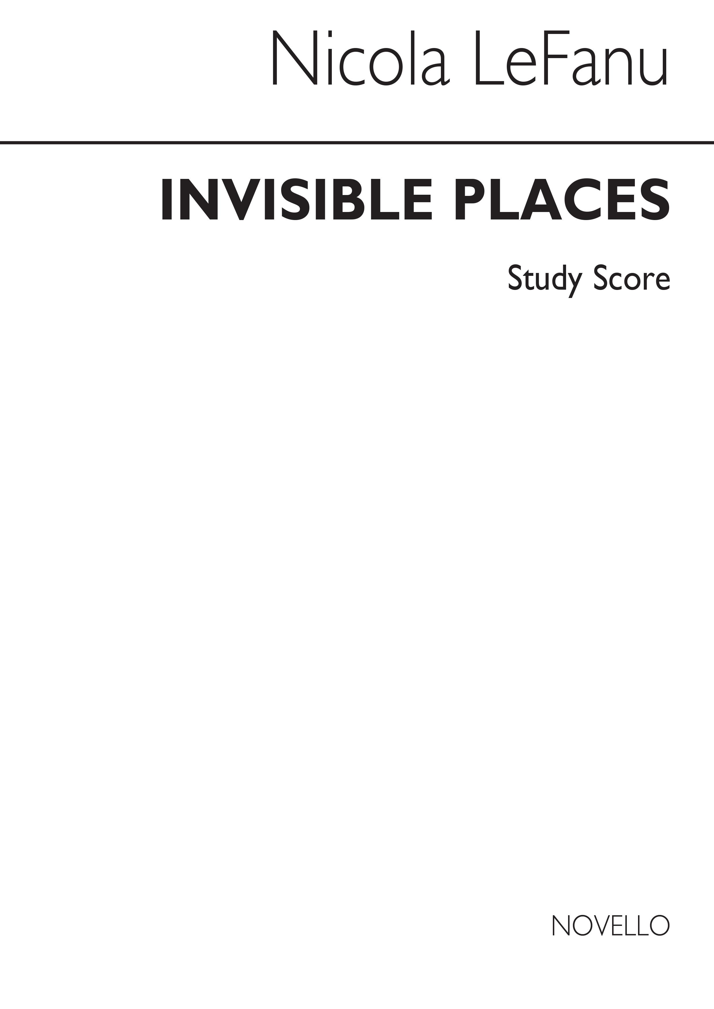 Nicola Lefanu: Invisible Places