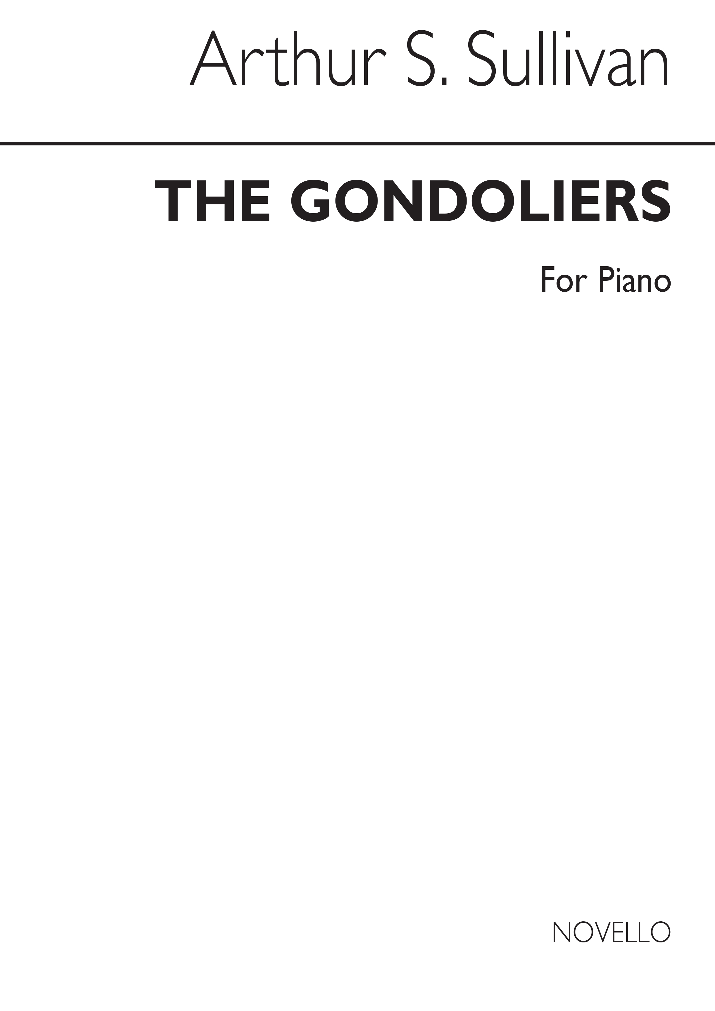 Sullivan Gondoliers Selection Piano