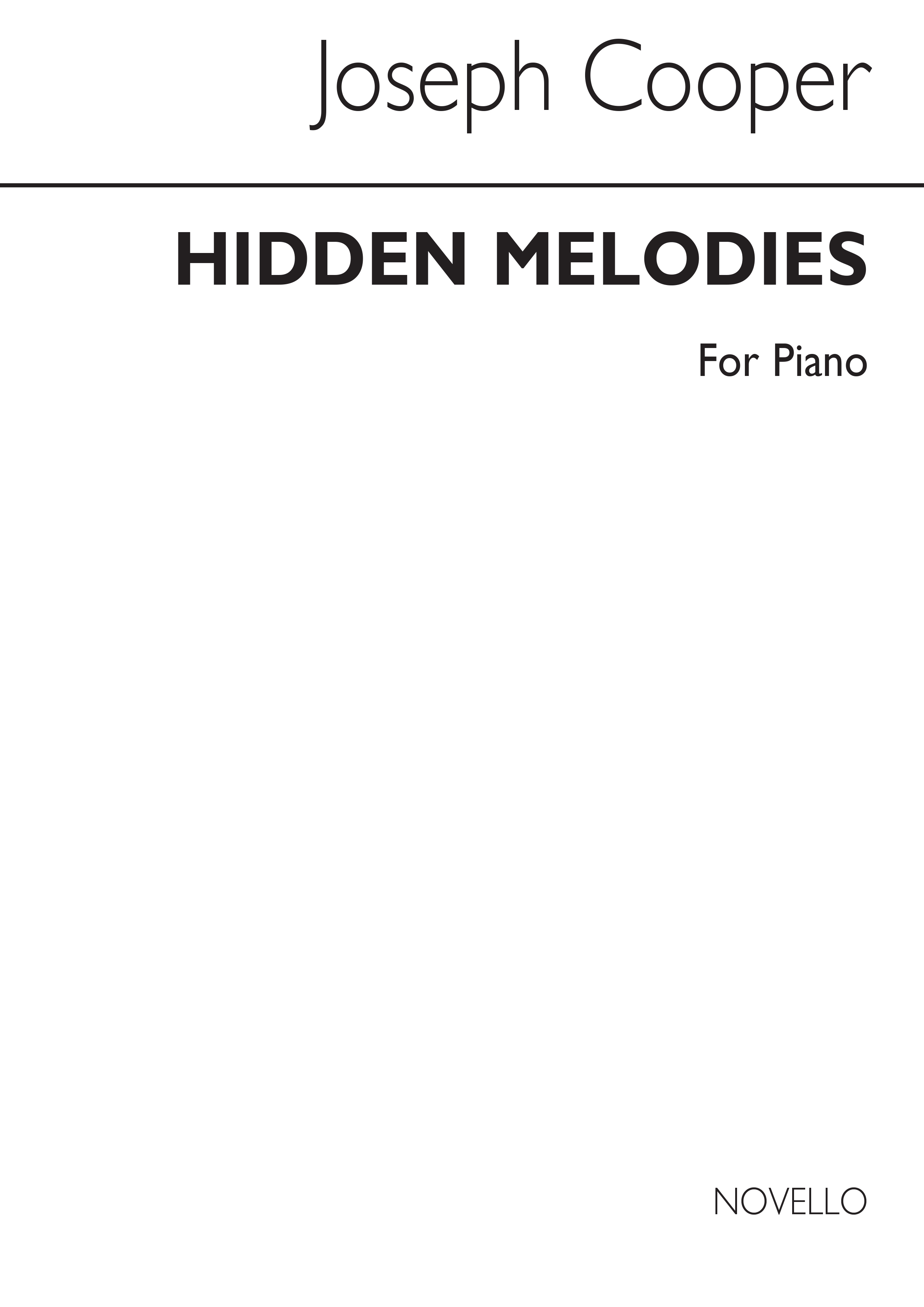 Cooper: Hidden Melodies for Piano