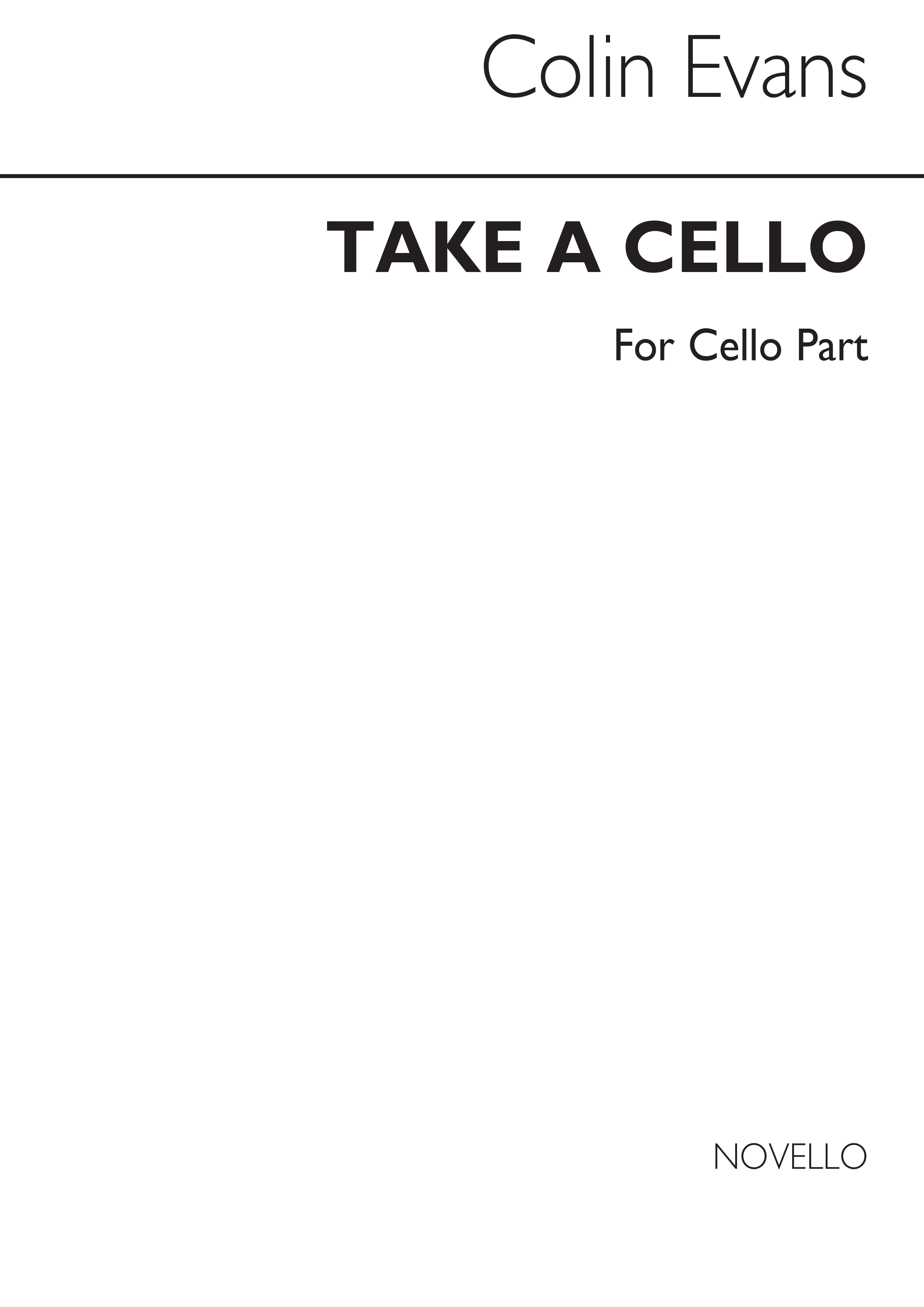 Evans: Take A Cello (Cello Part)