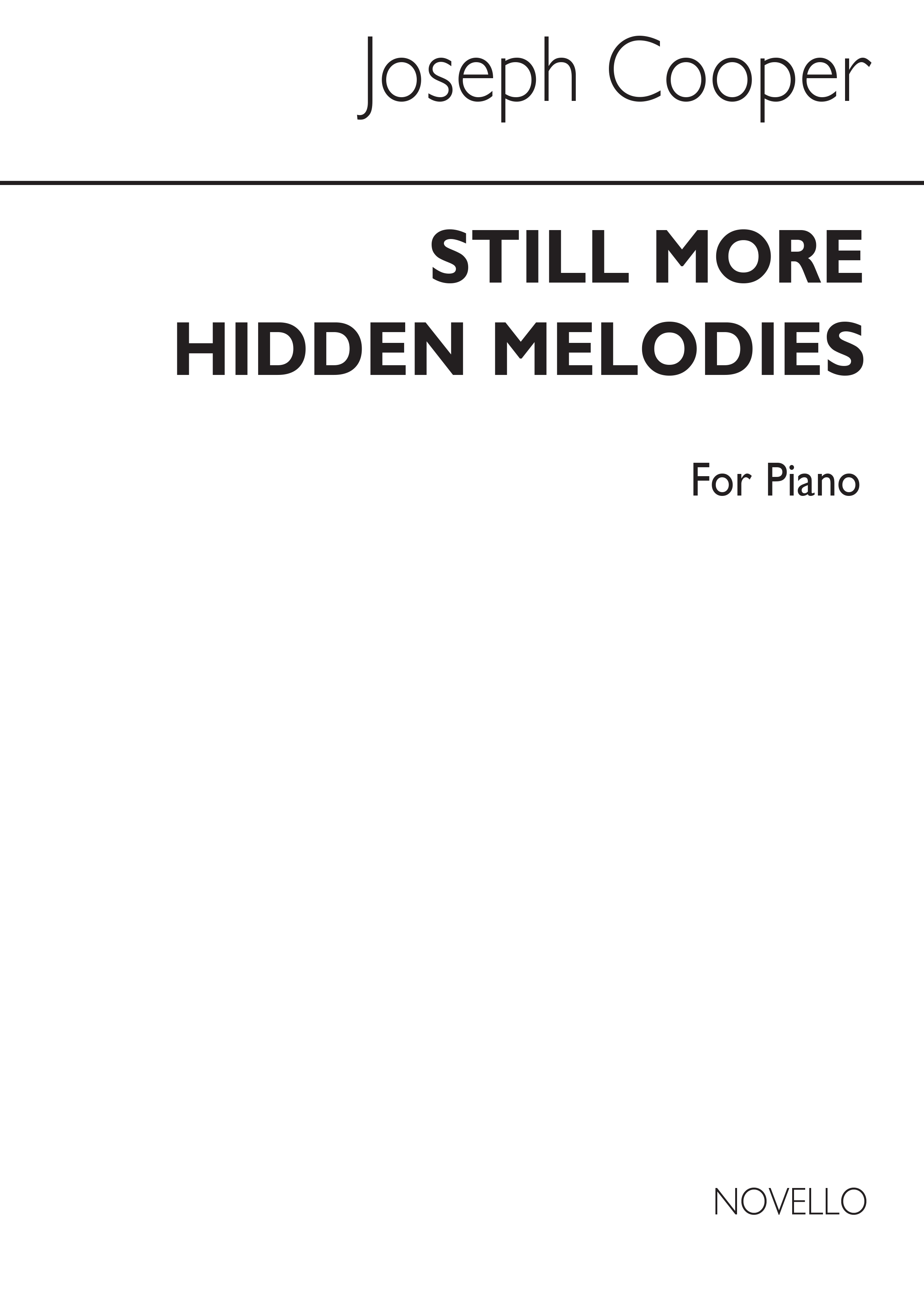 Cooper: Still More Hidden Melodies for Piano