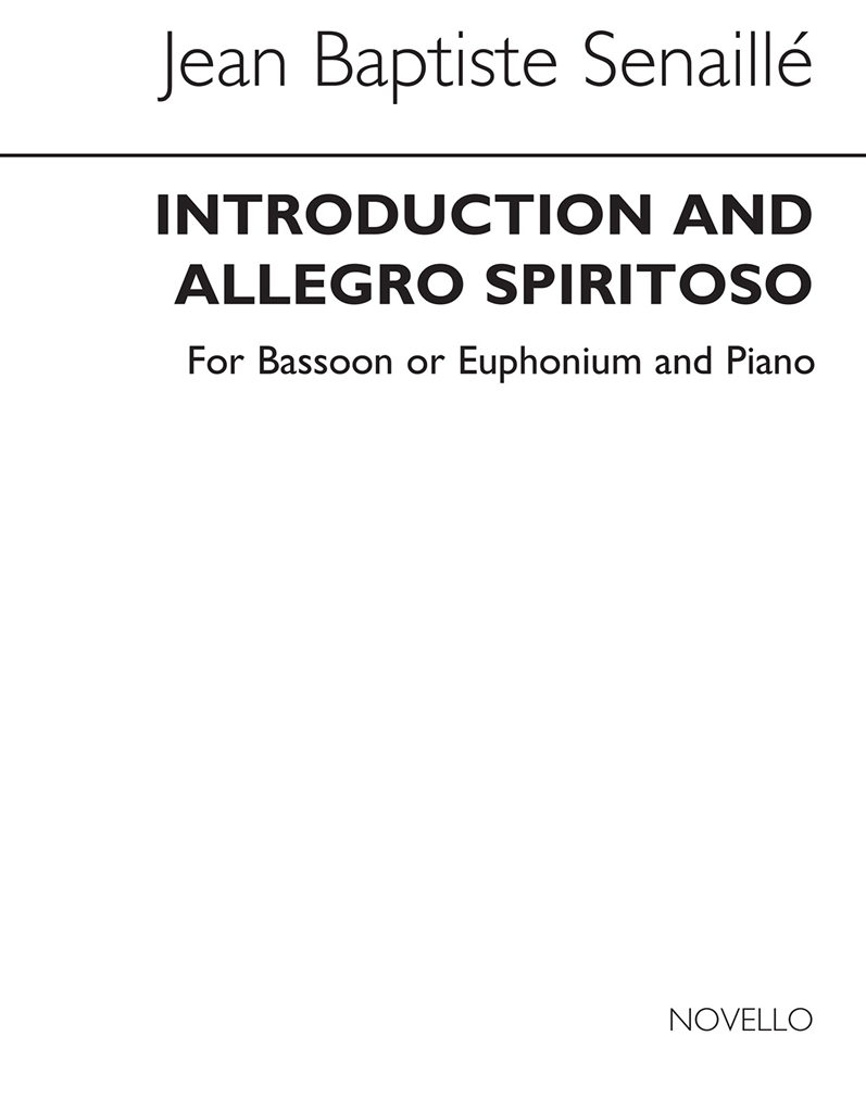 Jean Baptiste Senaille: Introduction And Allegro (Euphonium/Piano)