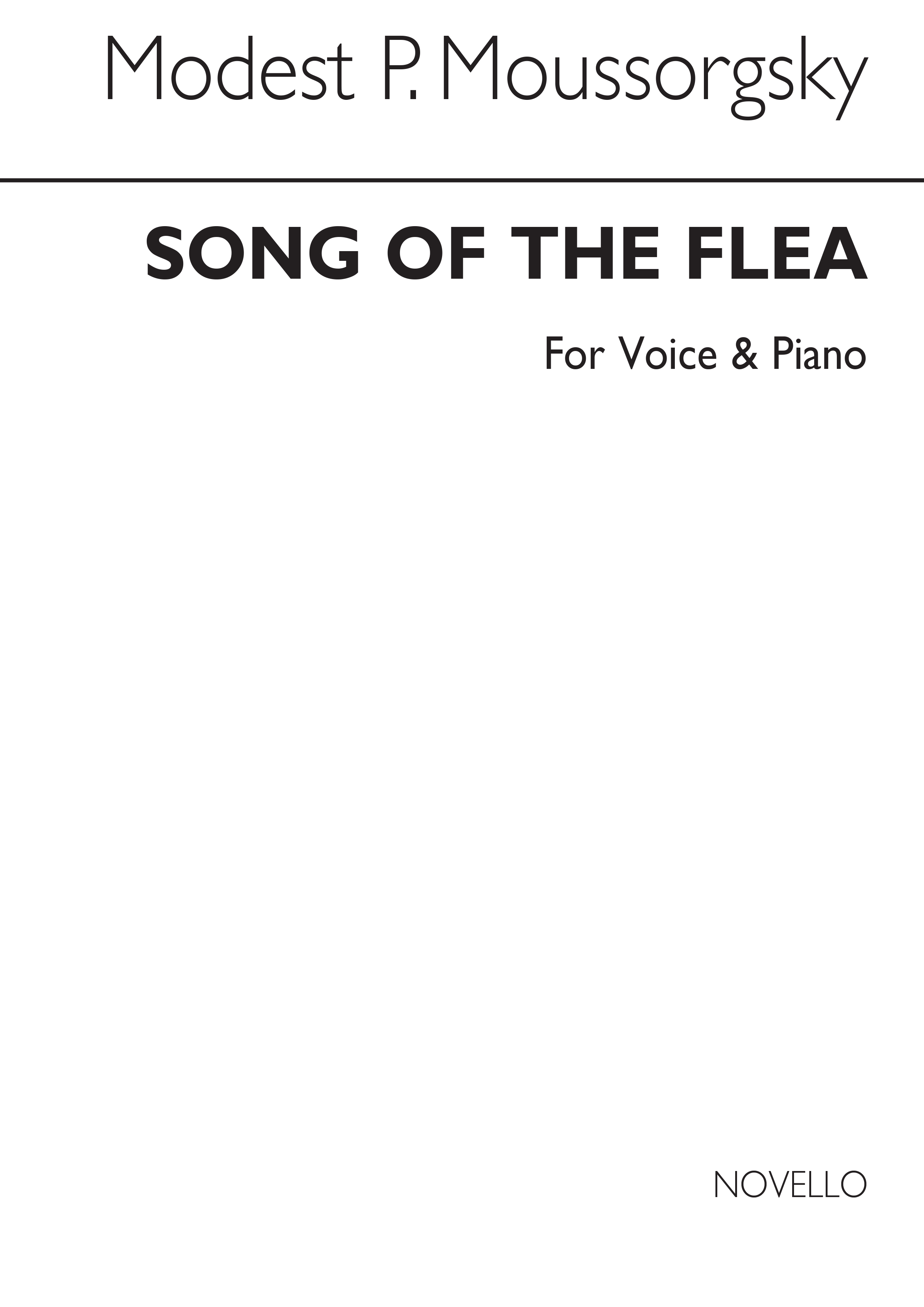 Moussorgsky, M Song Of The Flea Voice And Piano