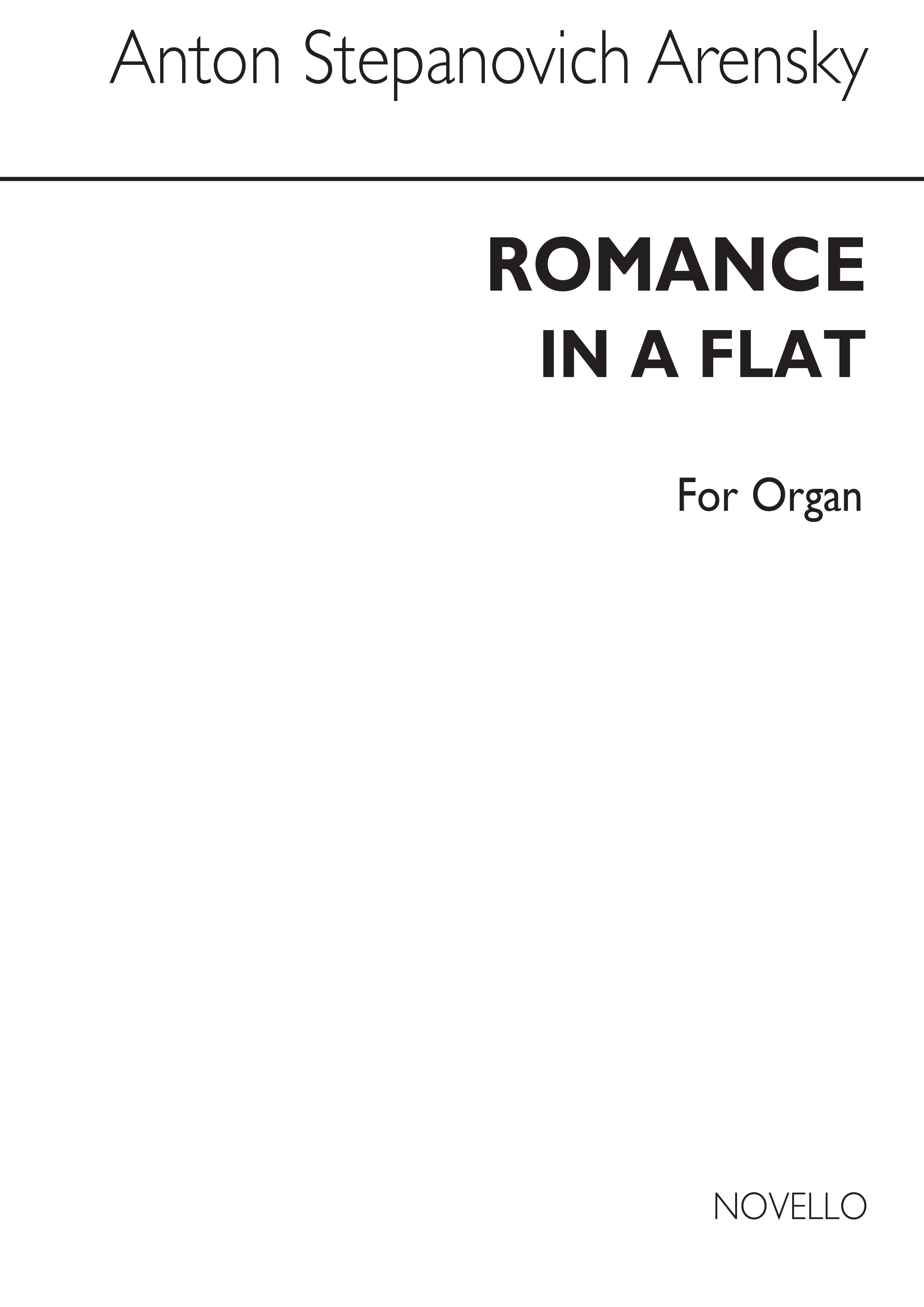 Anton Arensky: Romance In A Flat Op.42 No.2