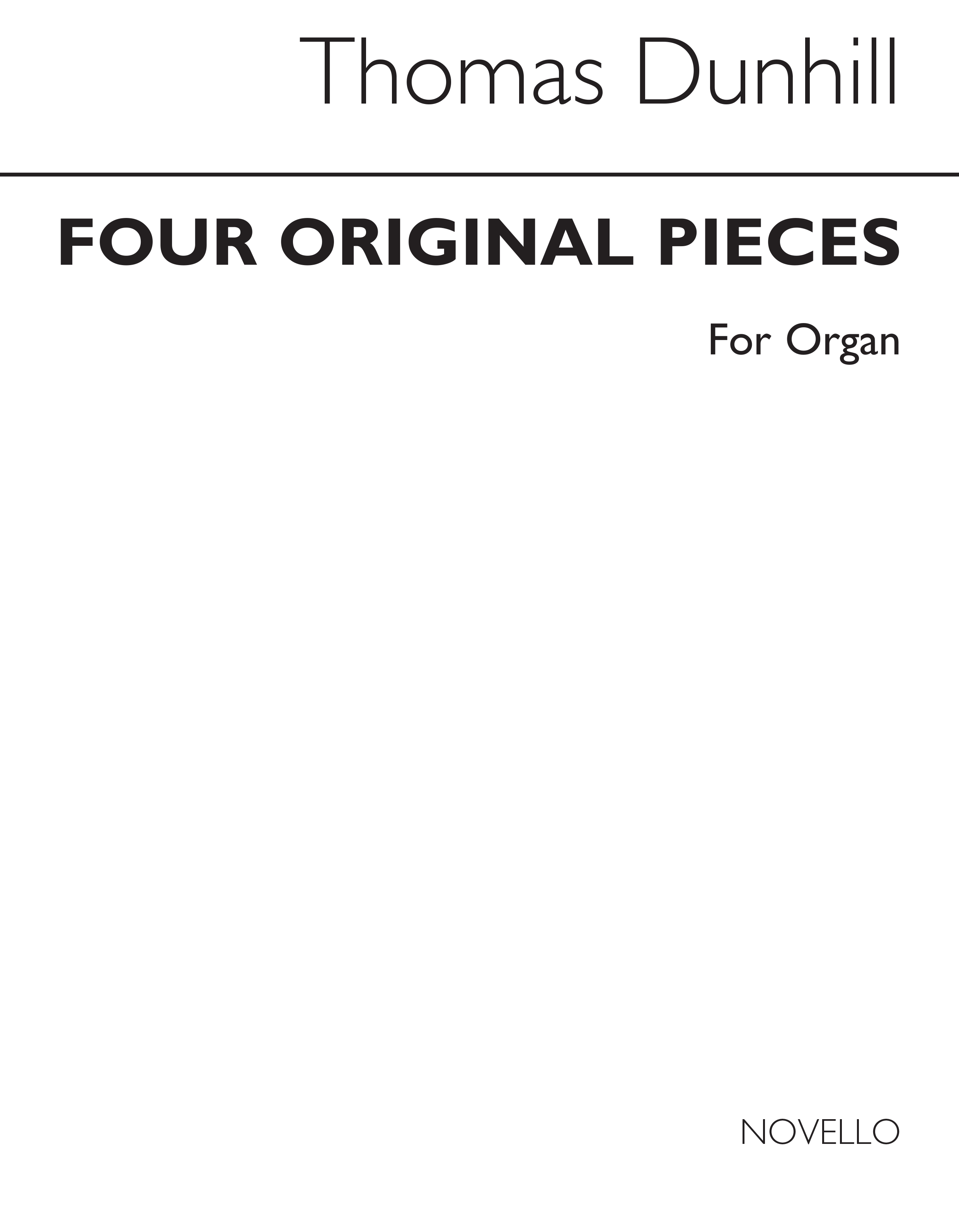 Dunhill: Four Original Pieces for Organ