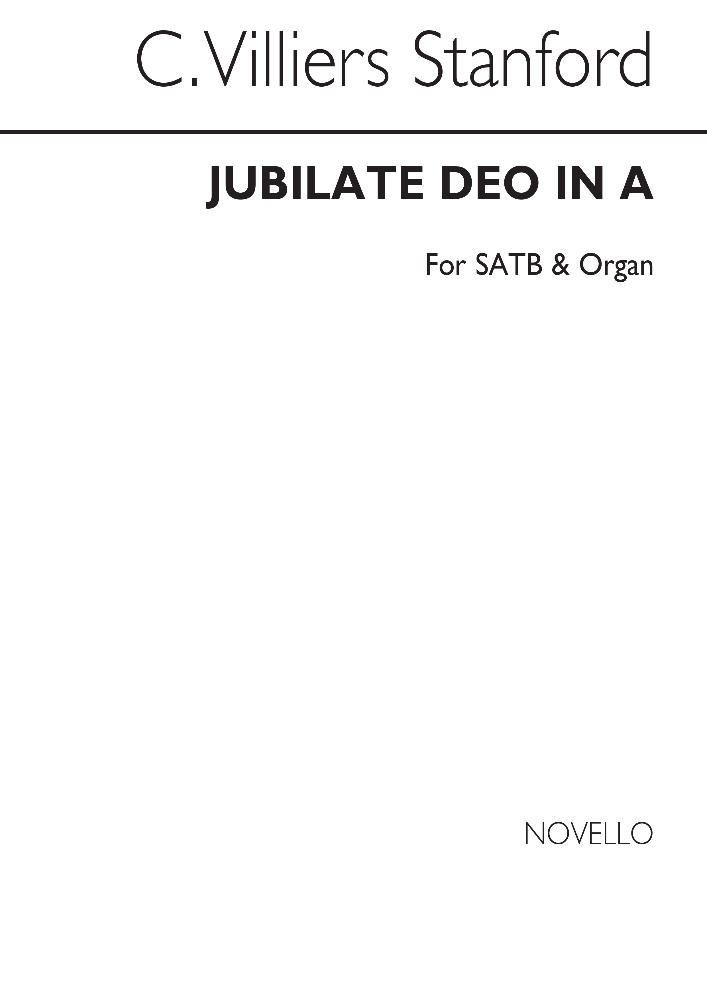 Charles Villiers Stanford: Jubilate Deo In A