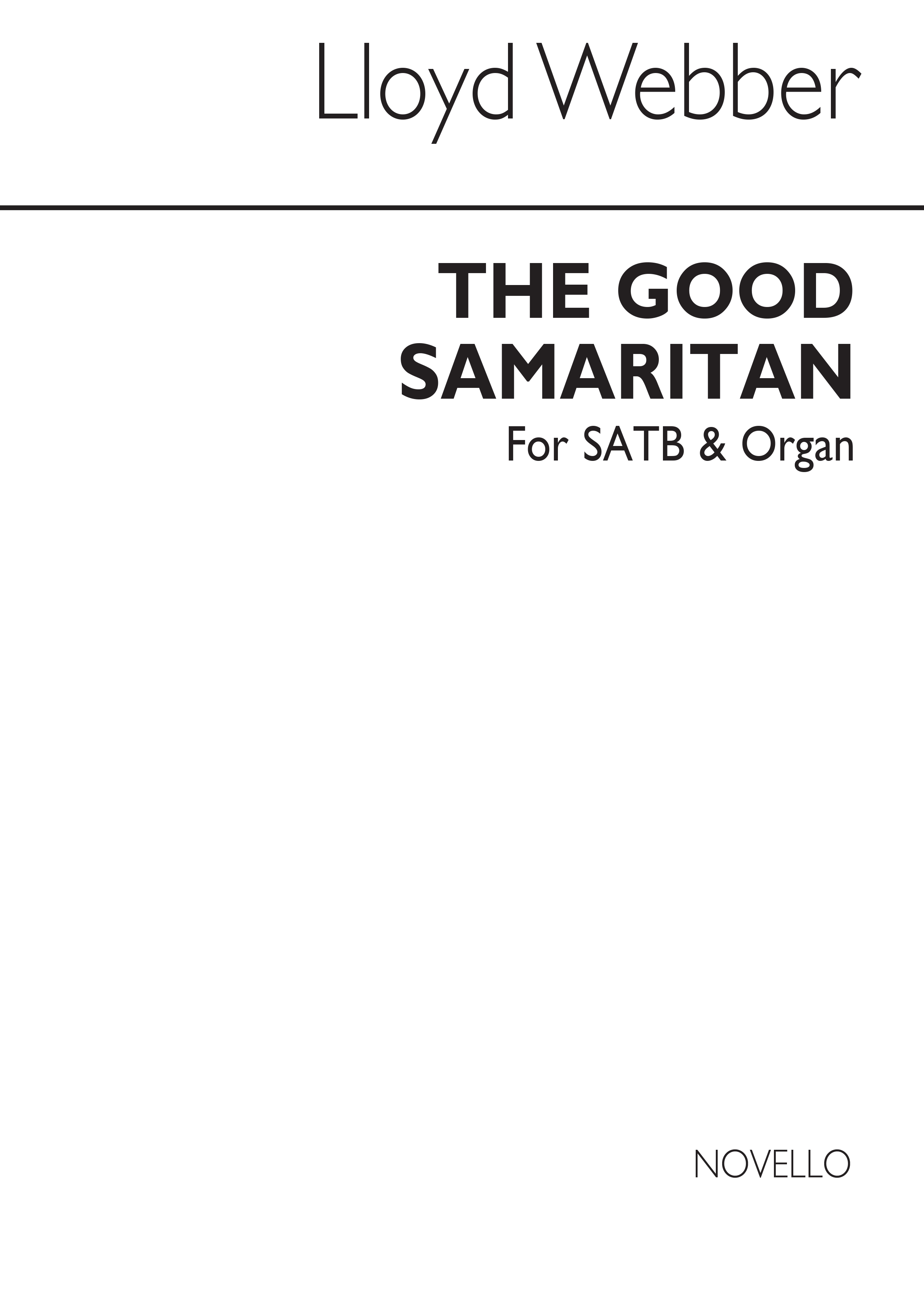 W.S. Lloyd Webber: The Good Samaritan (Vocal Score)