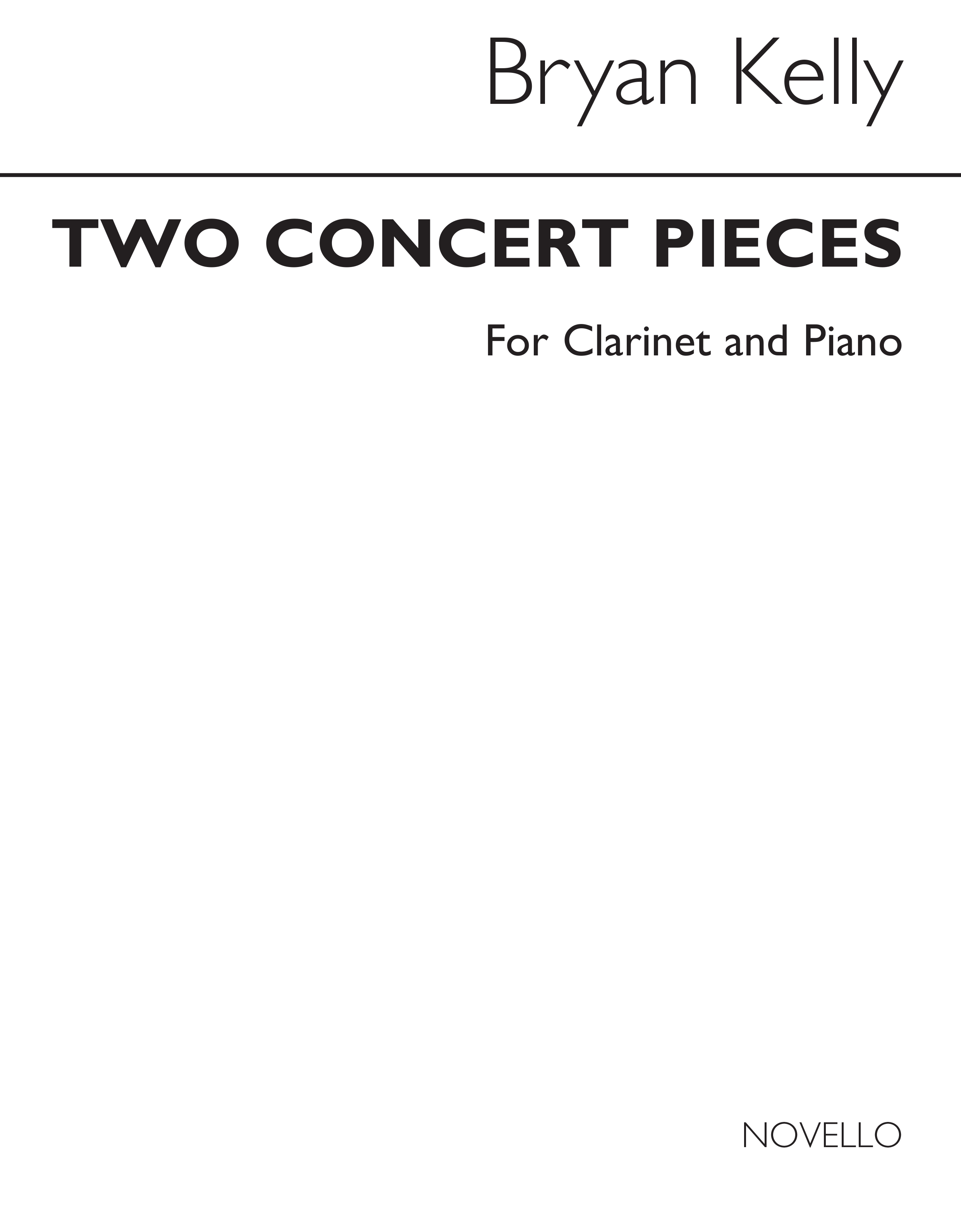 Bryan Kelly: Two Concert Pieces (Score and Parts)