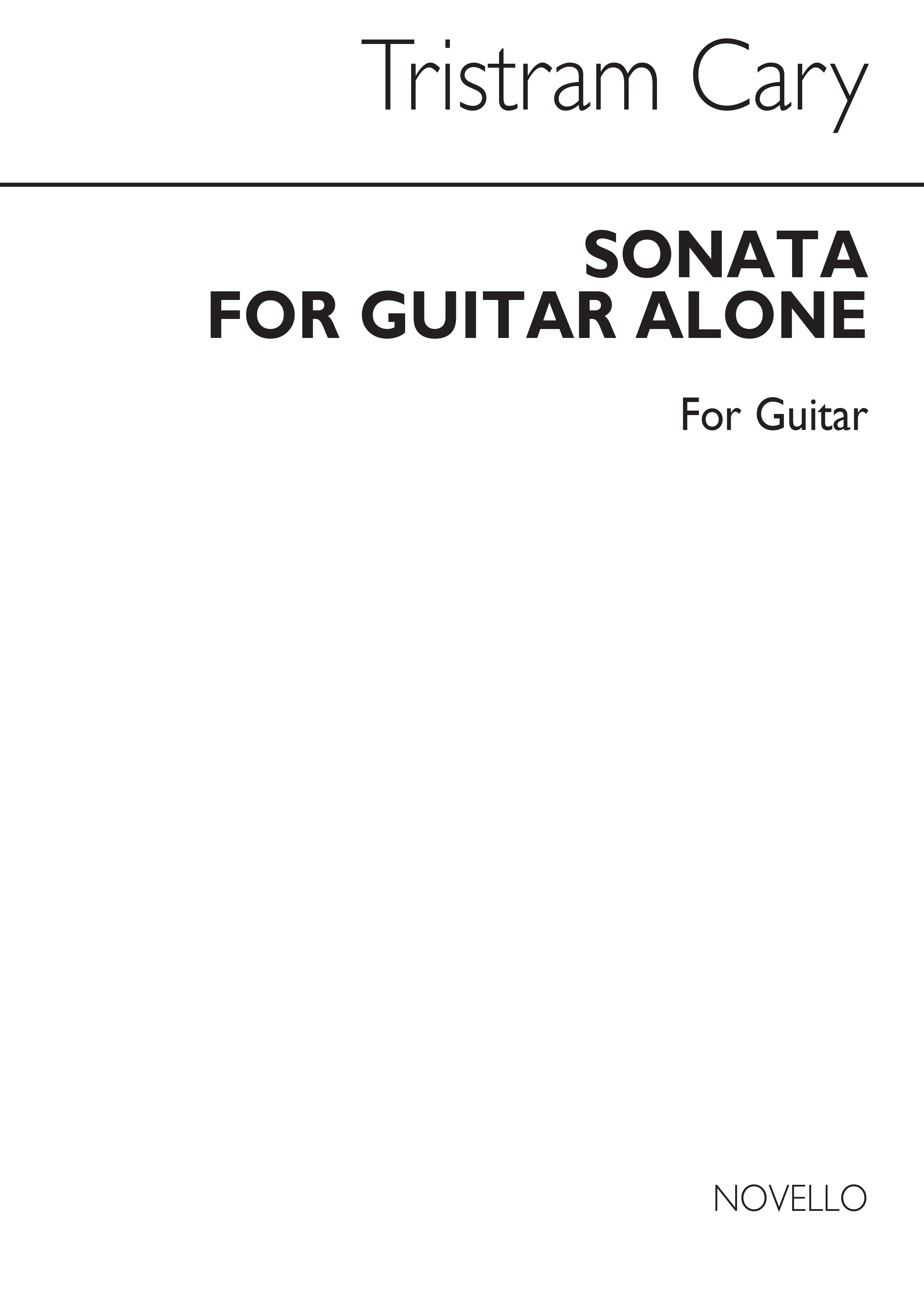 Tristram Cary: Sonata For Guitar Alone