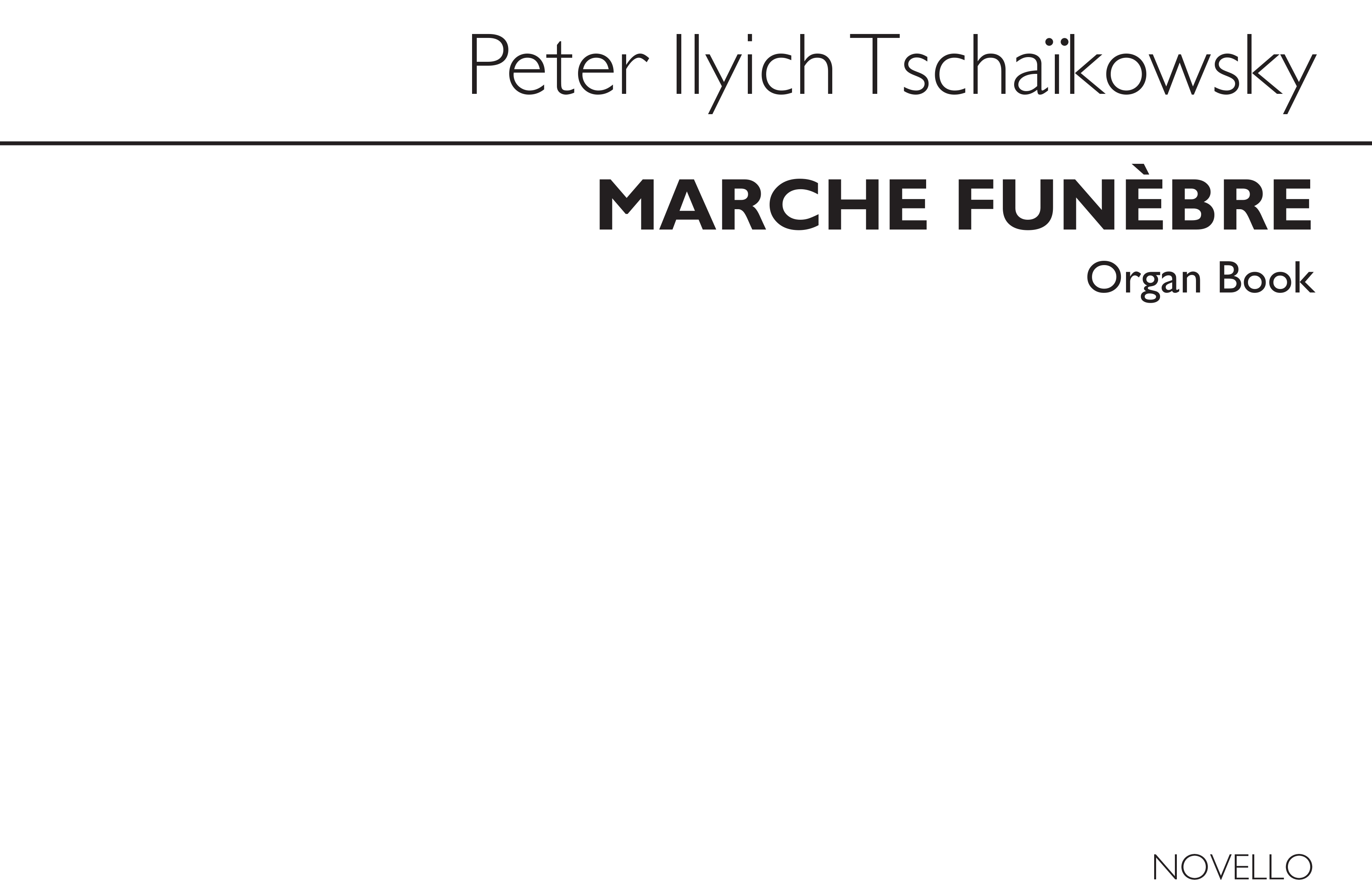 Tchaikovsky, Pi Marche Funebre (Martin) Org
