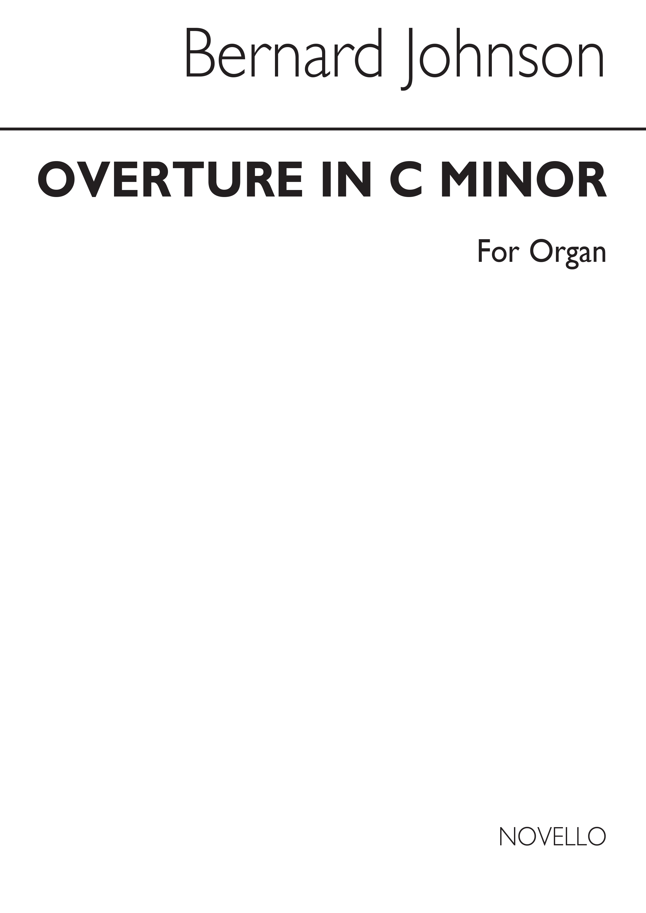 Bernard Johnson: Overture In C Sharp Minor (Hommage A Tchaikovsky)