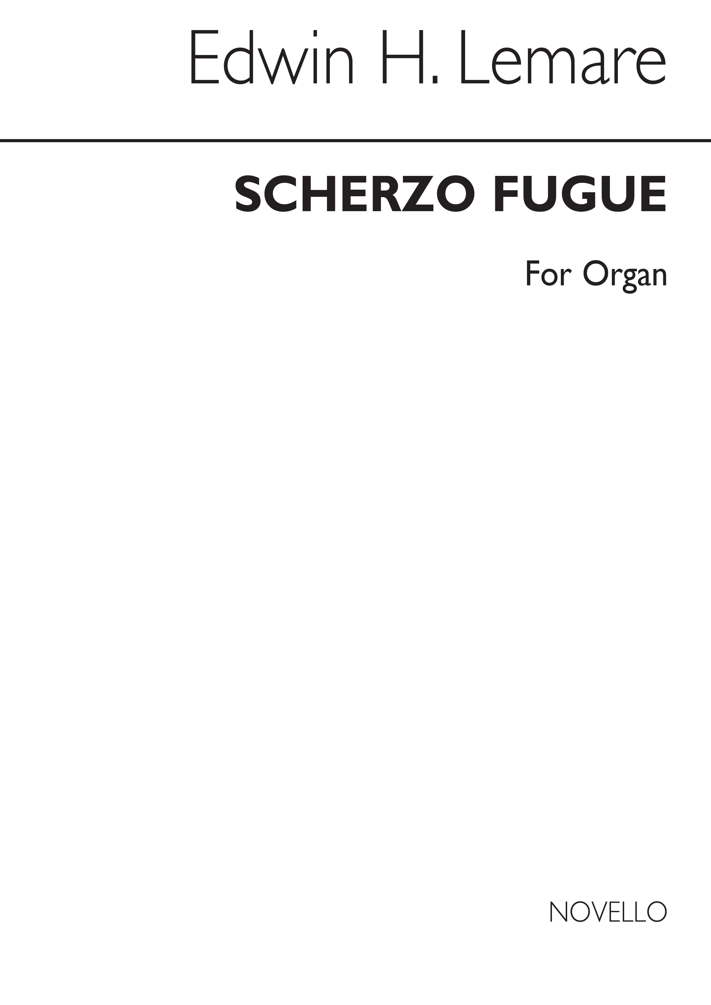 Edwin Lemare: Scherzo Fugue For Organ