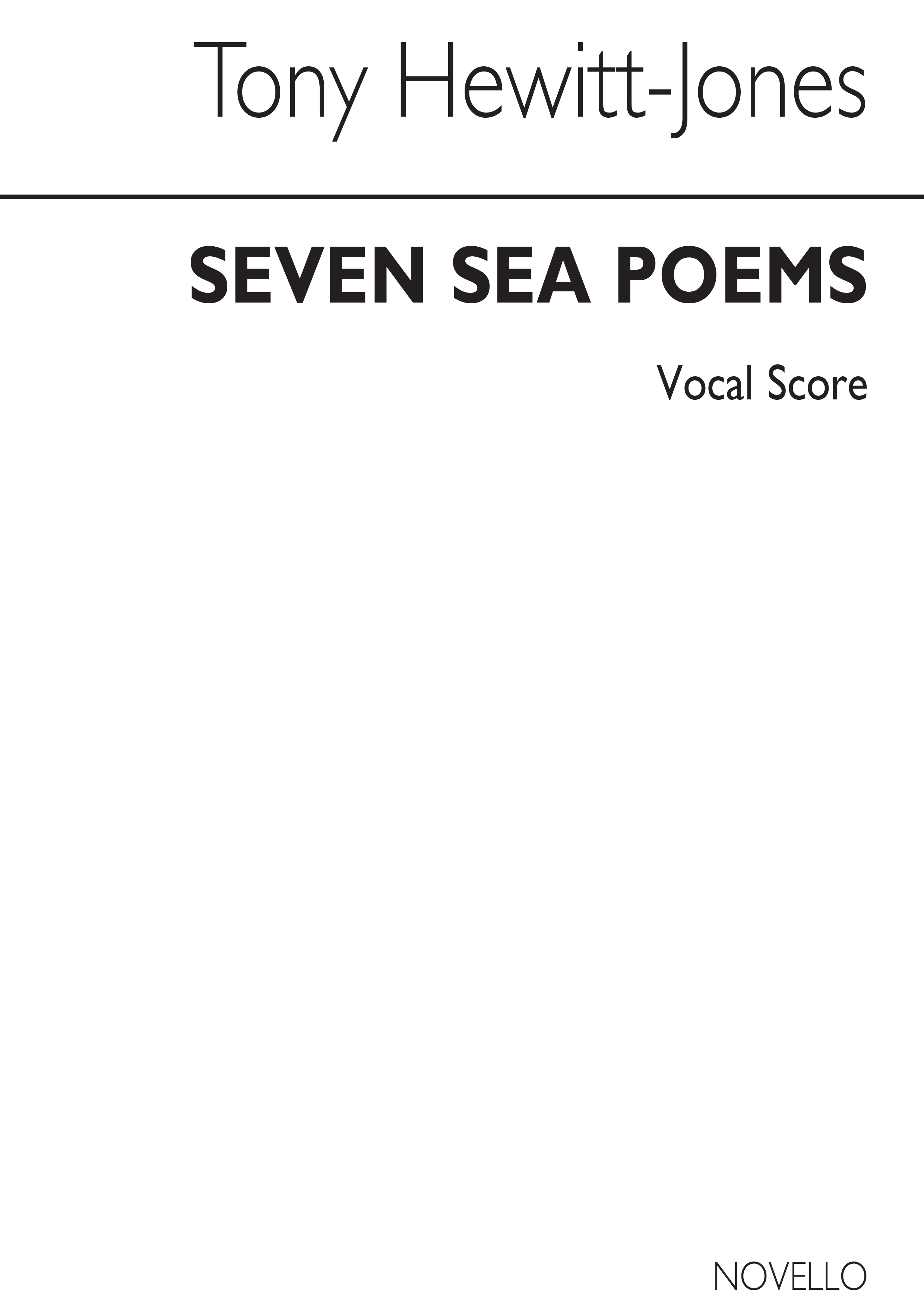 Hewitt-jones, T Seven Sea Poems A(B)/Satb/Stgs V/S