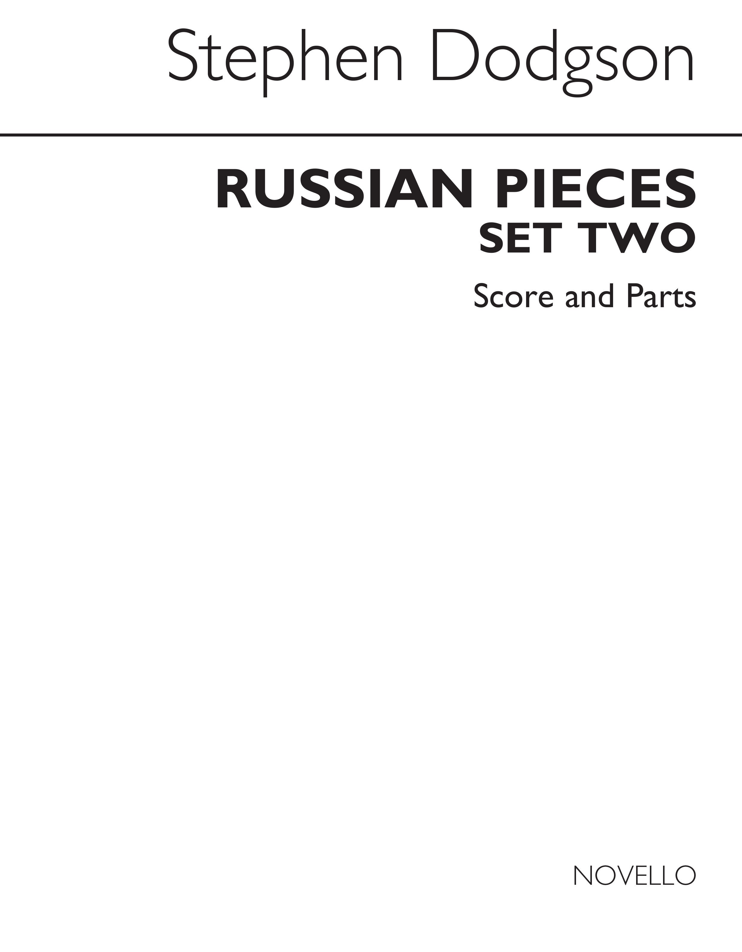 Dodgson: Russian Pieces Set 2 (Score And Parts)