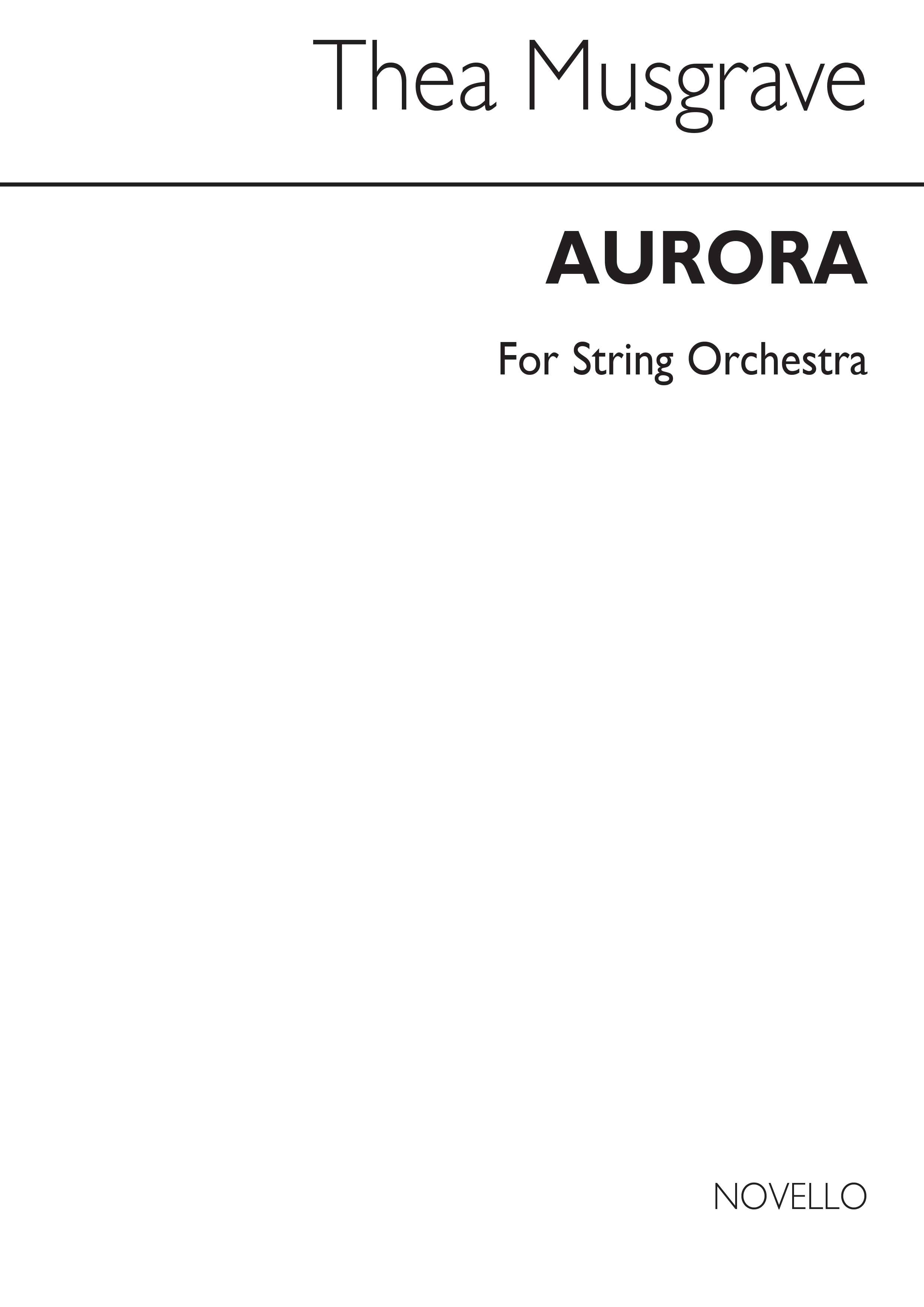 Musgrave: Aurora Full Score