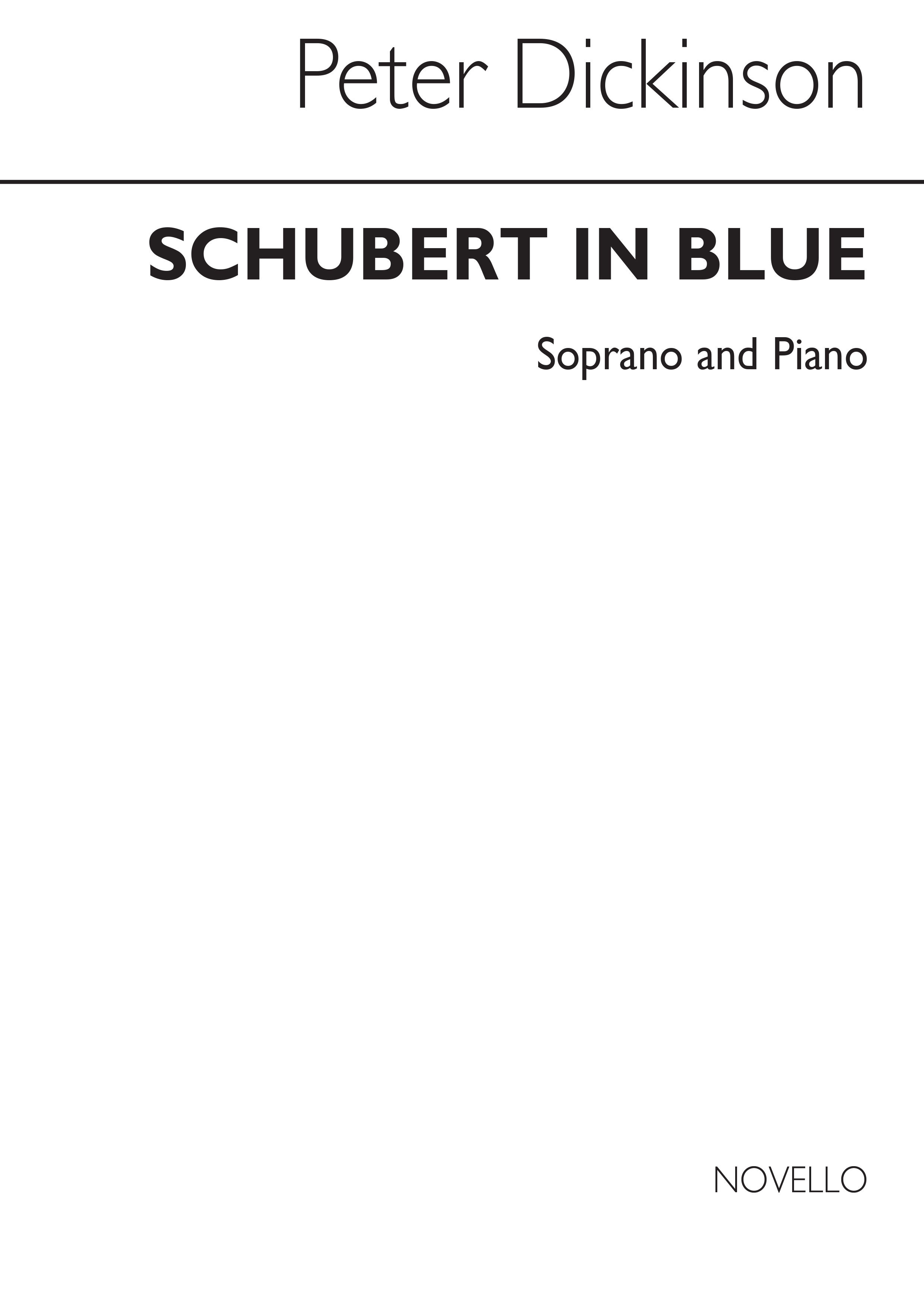Schubert: In Blue for Soprano Voice And Piano